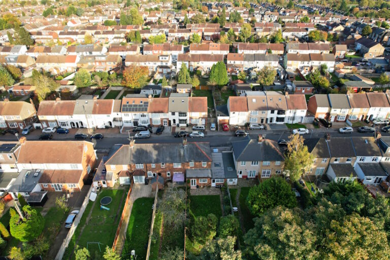 aerial-view-of-british-residential-homes-and-houses