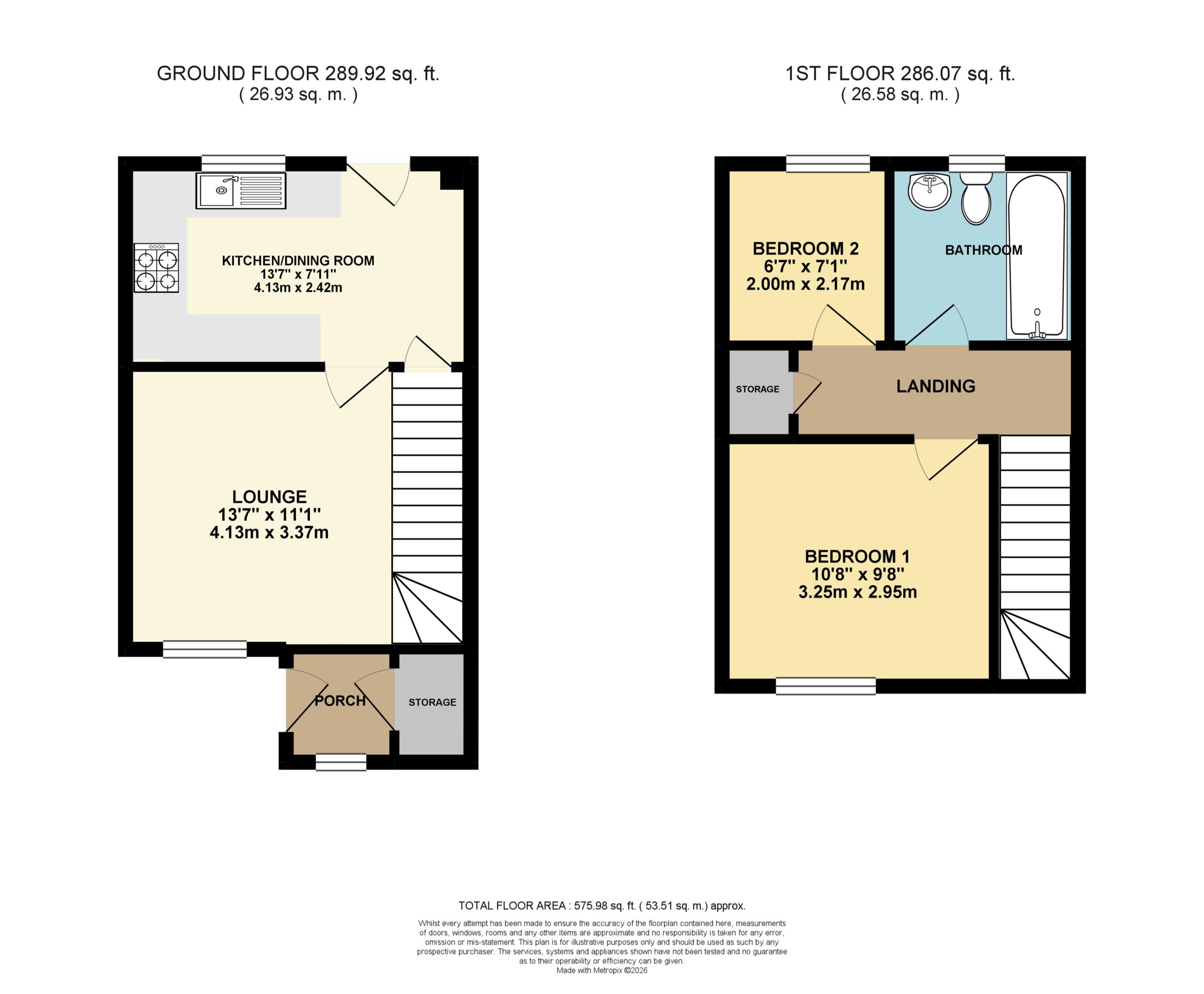 Floorplan for Thrupp Close, Castlethorpe, Milton Keynes, Northamptonshire, MK19 7PL