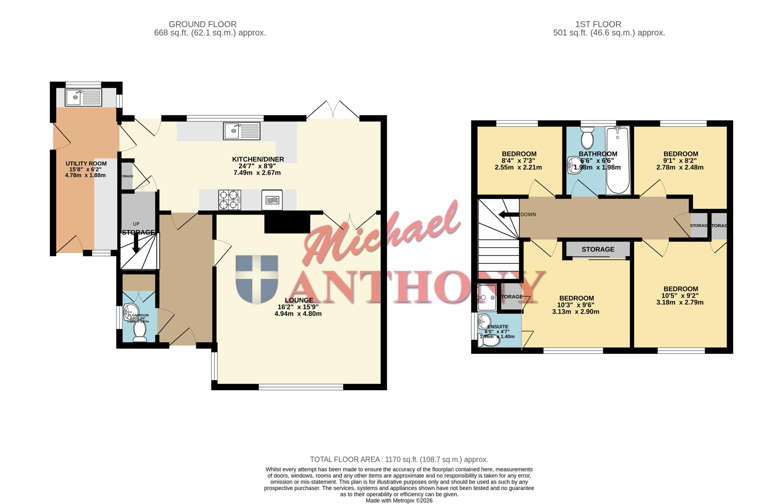 Floorplan for Cook Close, Walton Park, Milton Keynes, Buckinghamshire, MK7 7JA