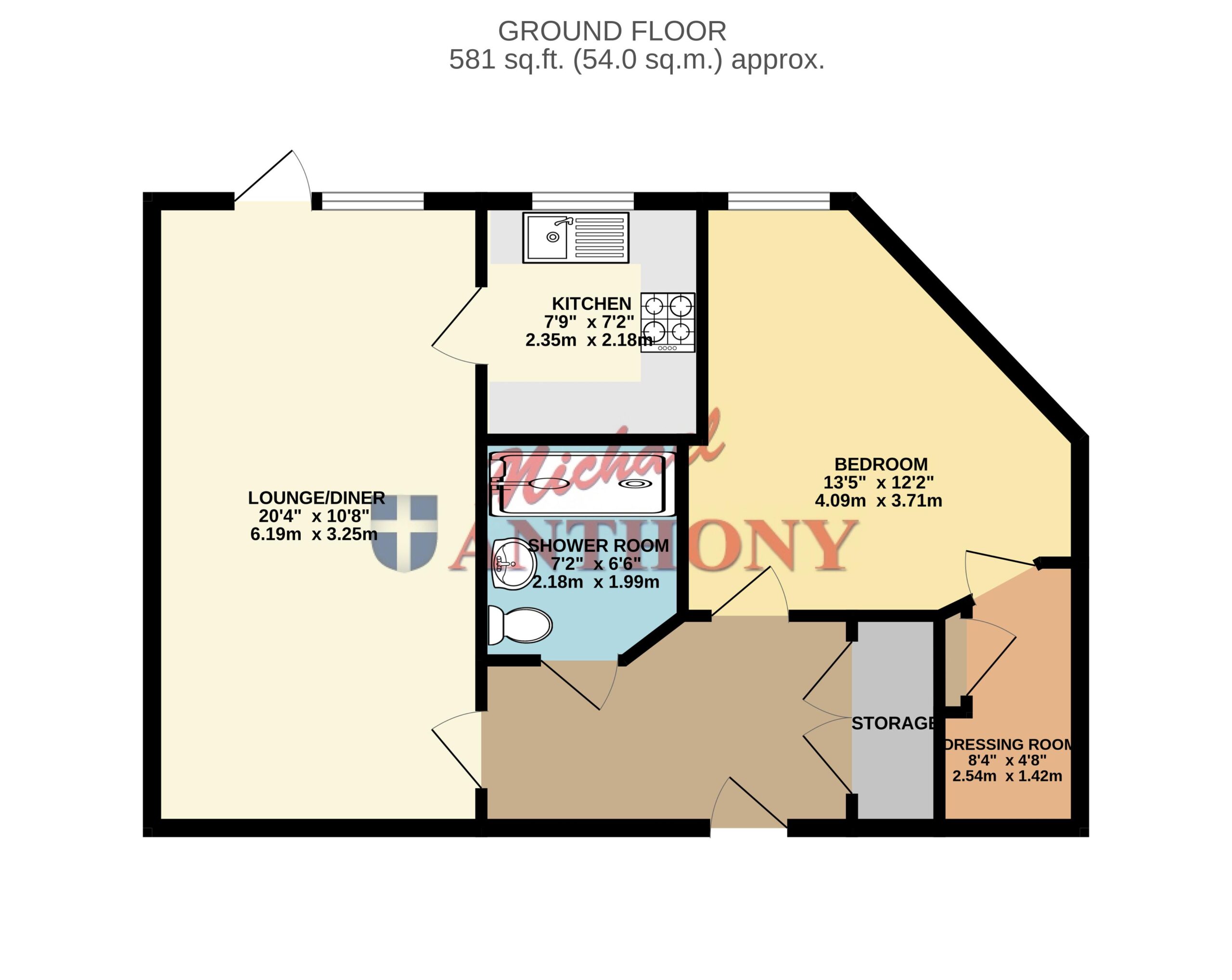 Floorplan for Hindhead Knoll, Walnut Tree, Milton Keynes, Buckinghamshire, MK7 7FH