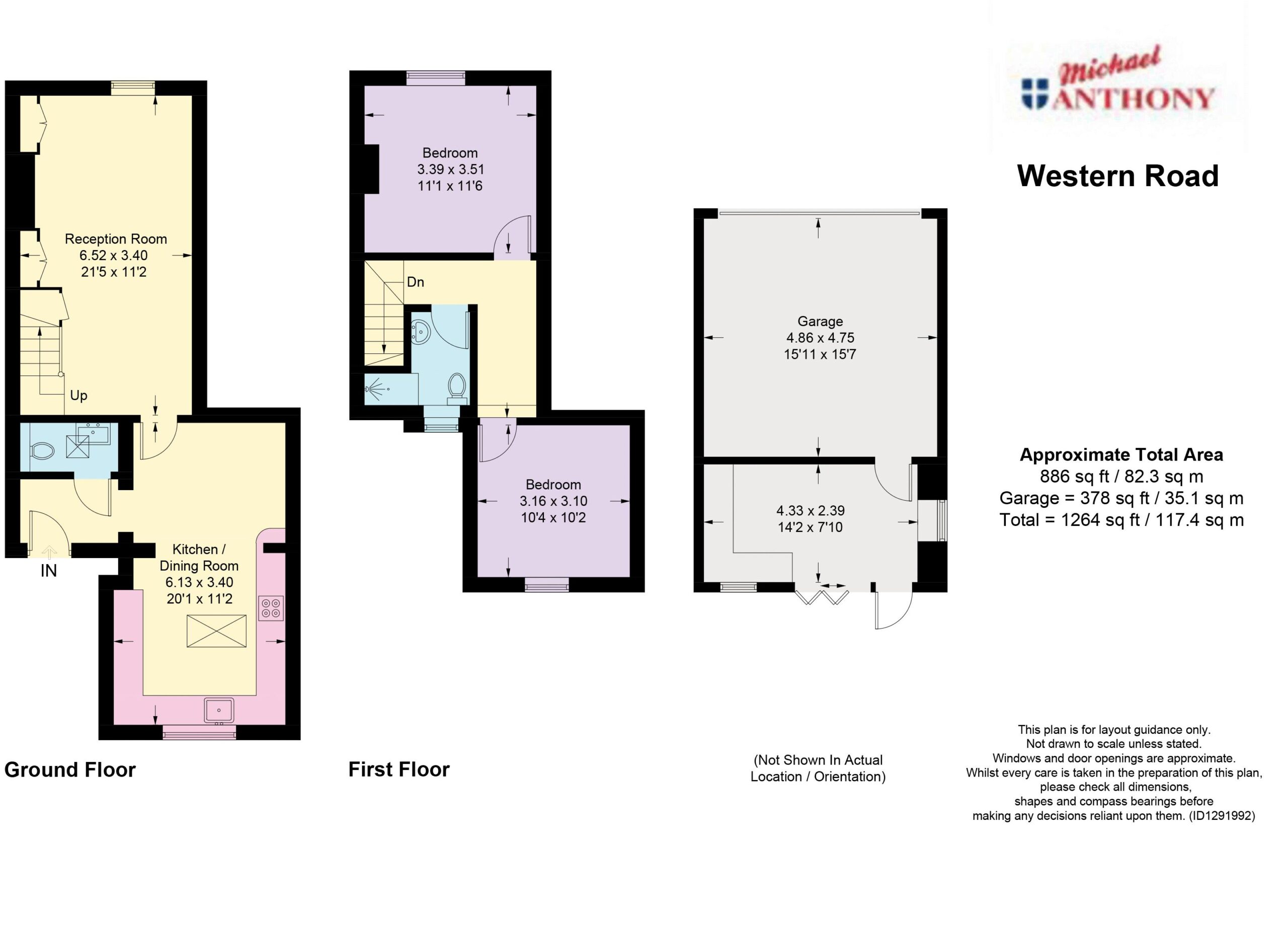 Floorplan for Weston Road, Aston Clinton, Aylesbury, Buckinghamshire, HP22 5EG