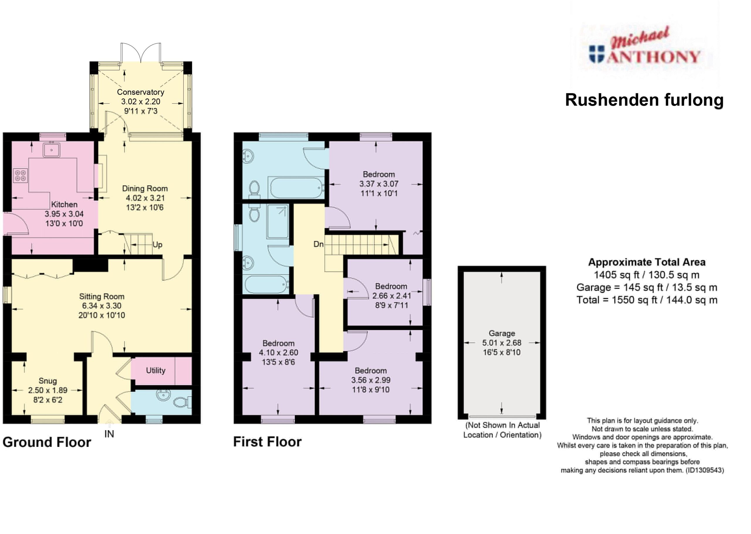 Floorplan for Rushendon Furlong, Pitstone, Buckinghamshire, LU7 9QX