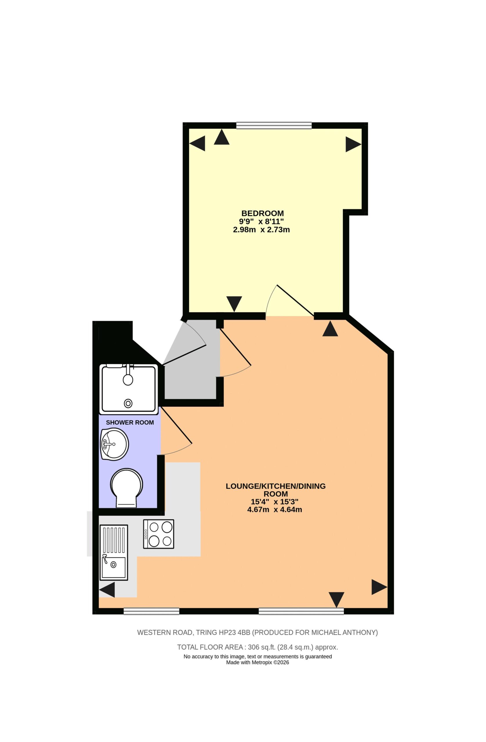 Floorplan for Western Road, Tring, Hertfordshire, HP23 4BB