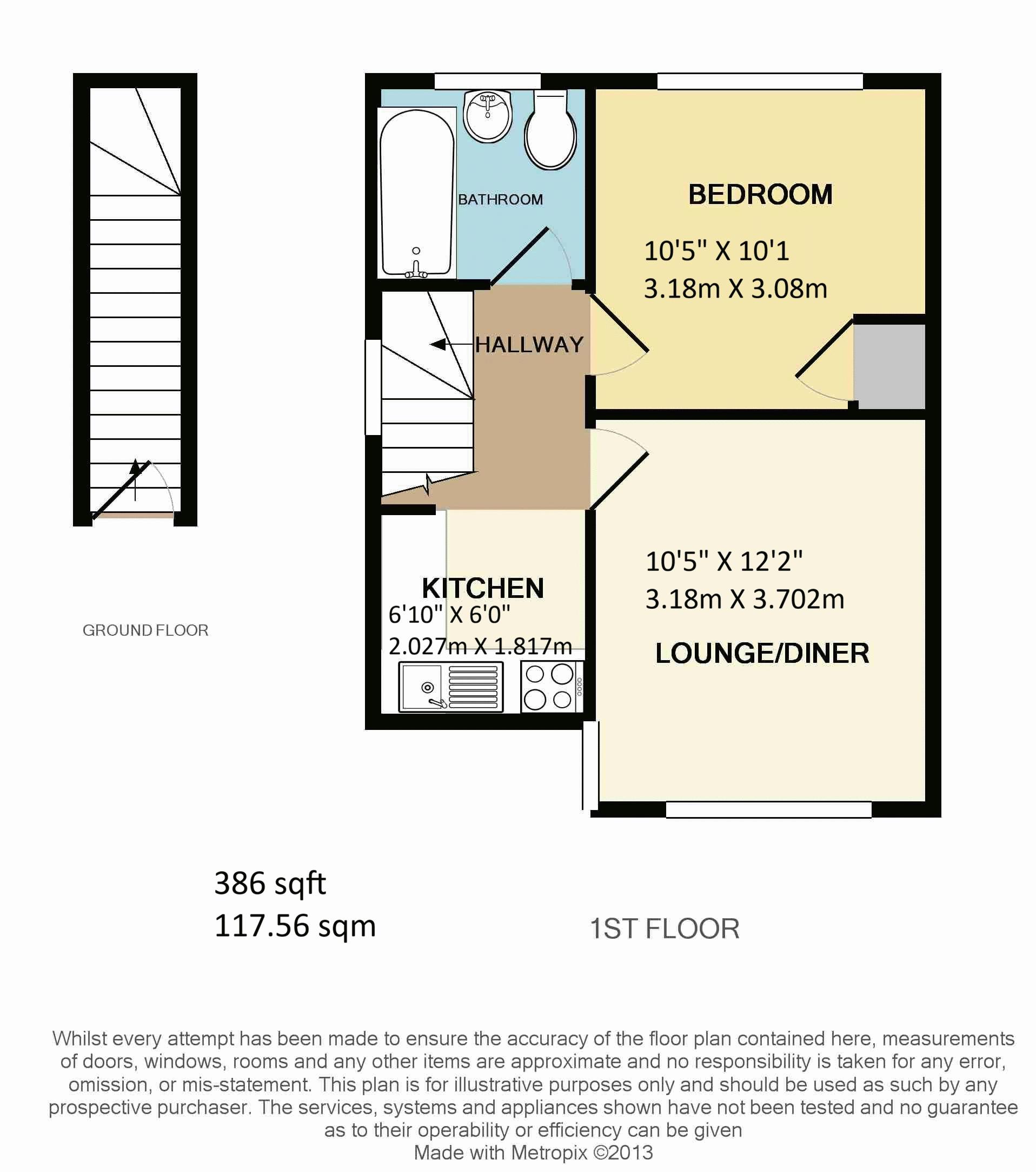 Floorplan for London Road, Aston Clinton, Buckinghamshire, HP22 5HG