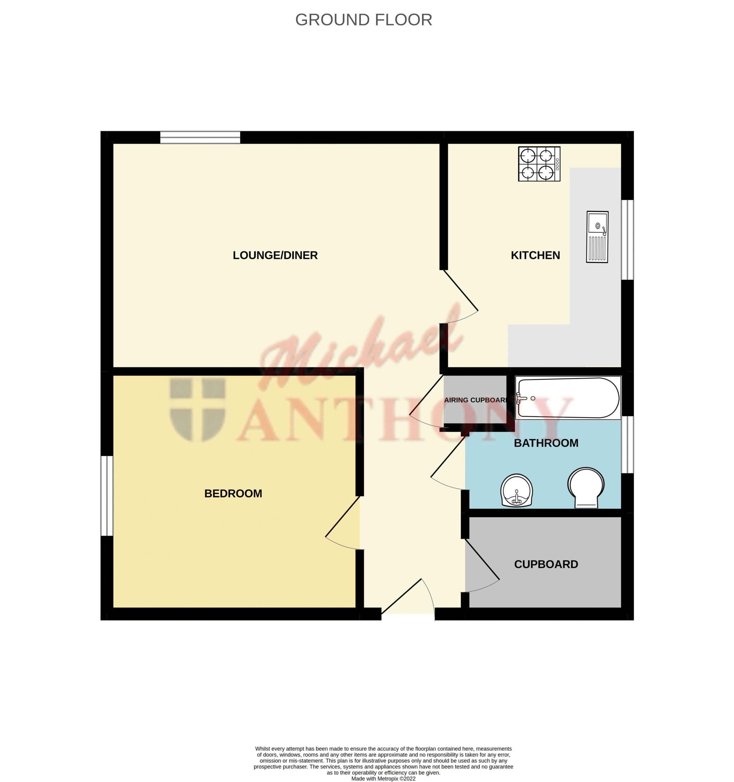 Floorplan for Beechwood Way, Aston Clinton, Buckinghamshire, HP22 5JW