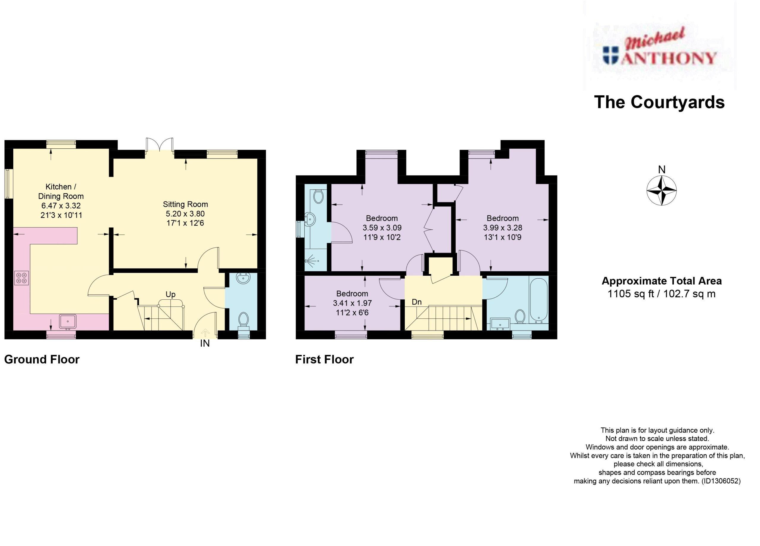 Floorplan for London Road, Aston Clinton, Aylesbury, Buckinghamshire, HP22 5GW