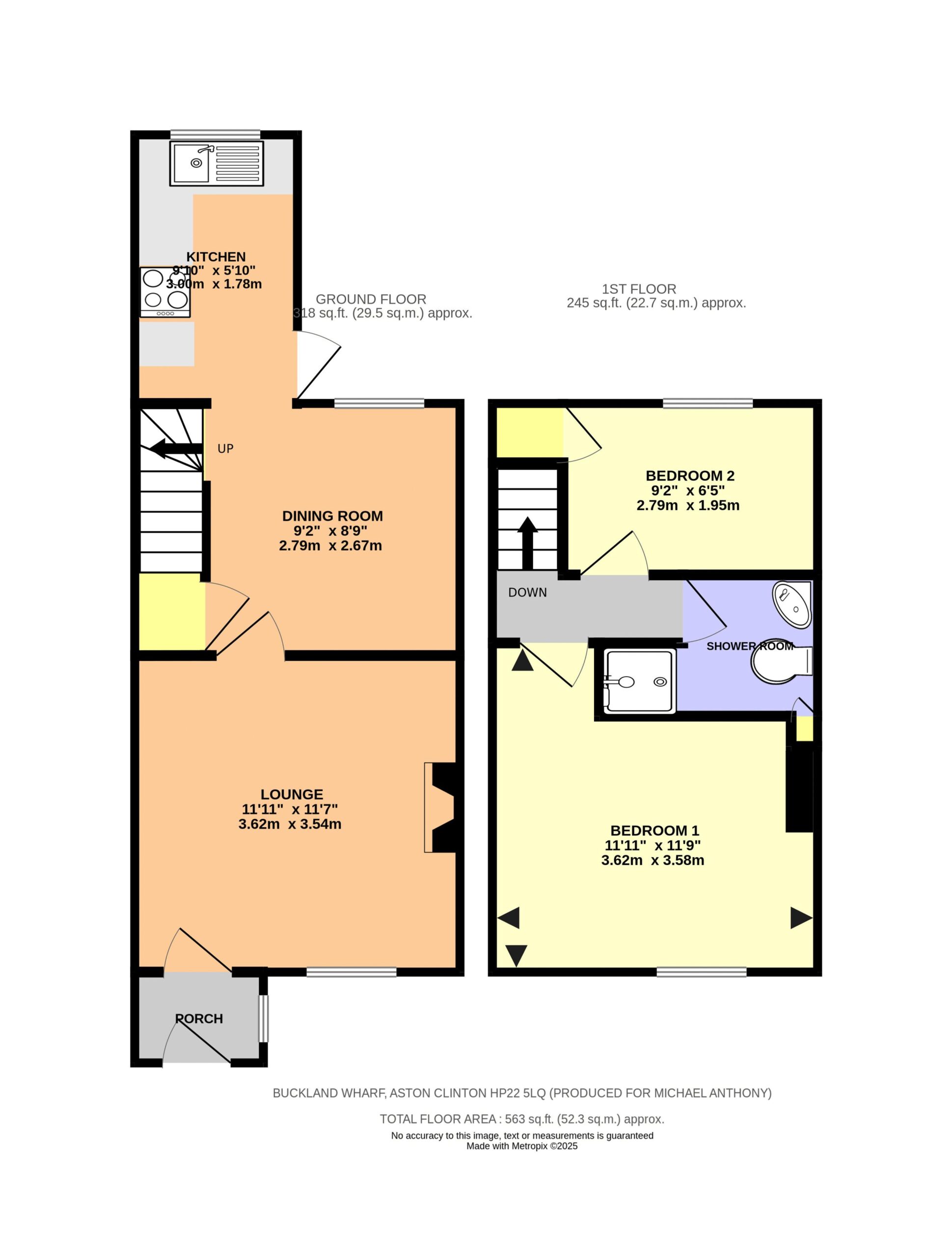 Floorplan for Buckland Wharf, Buckland, Buckinghamshire, HP22 5LQ
