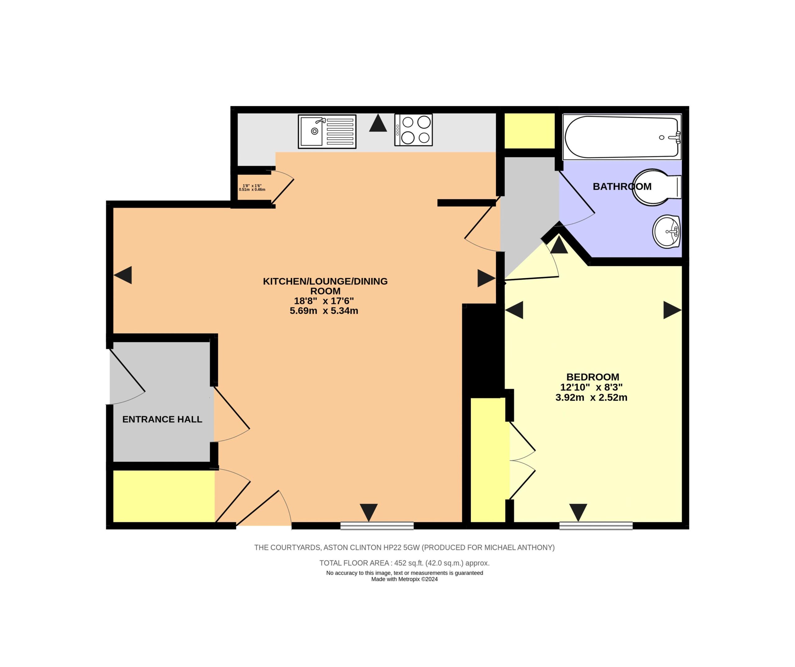 Floorplan for London Road, Aston Clinton, Buckinghamshire, HP22 5GW