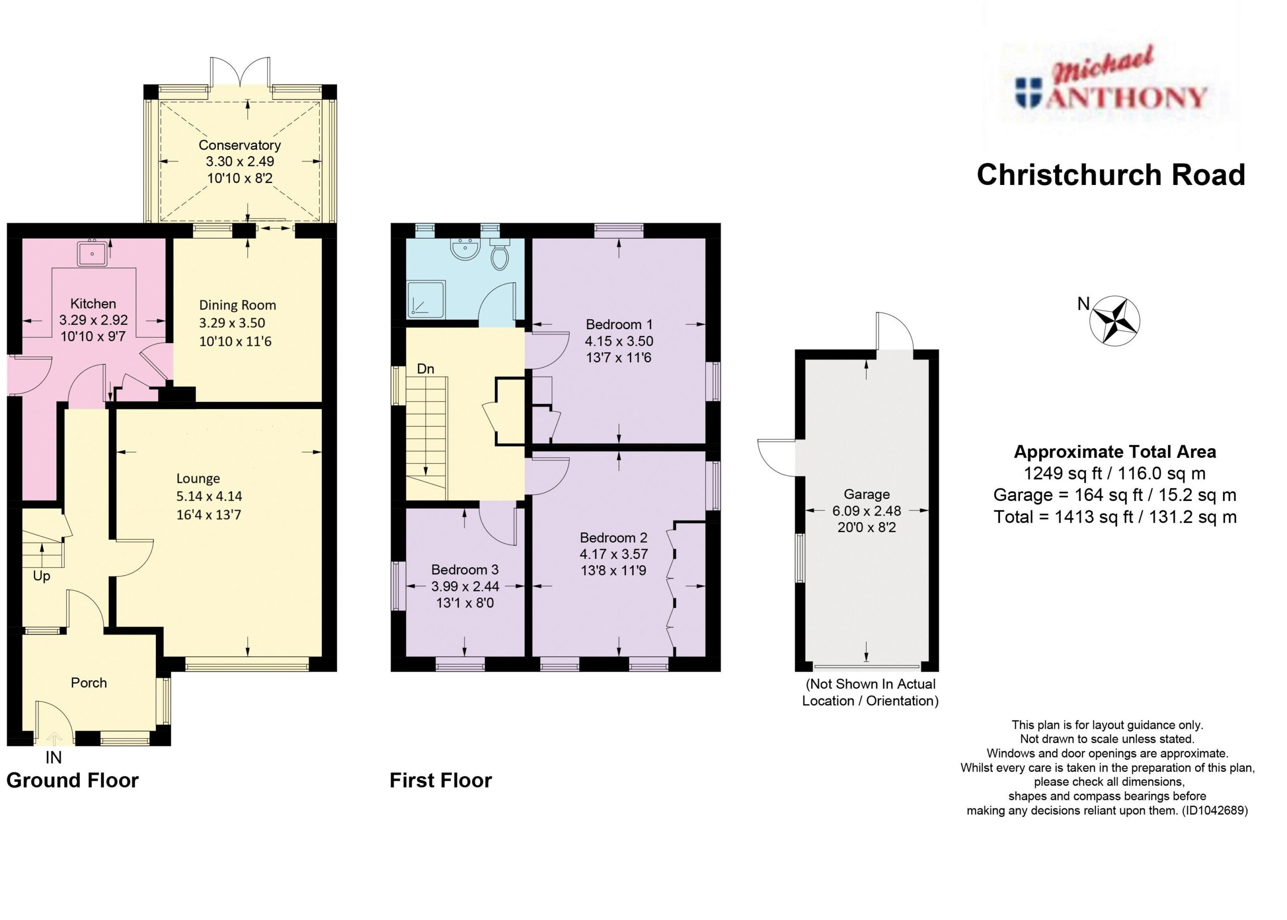 Floorplan for Christchurch Road, Tring, Hertfordshire, HP23 4EE