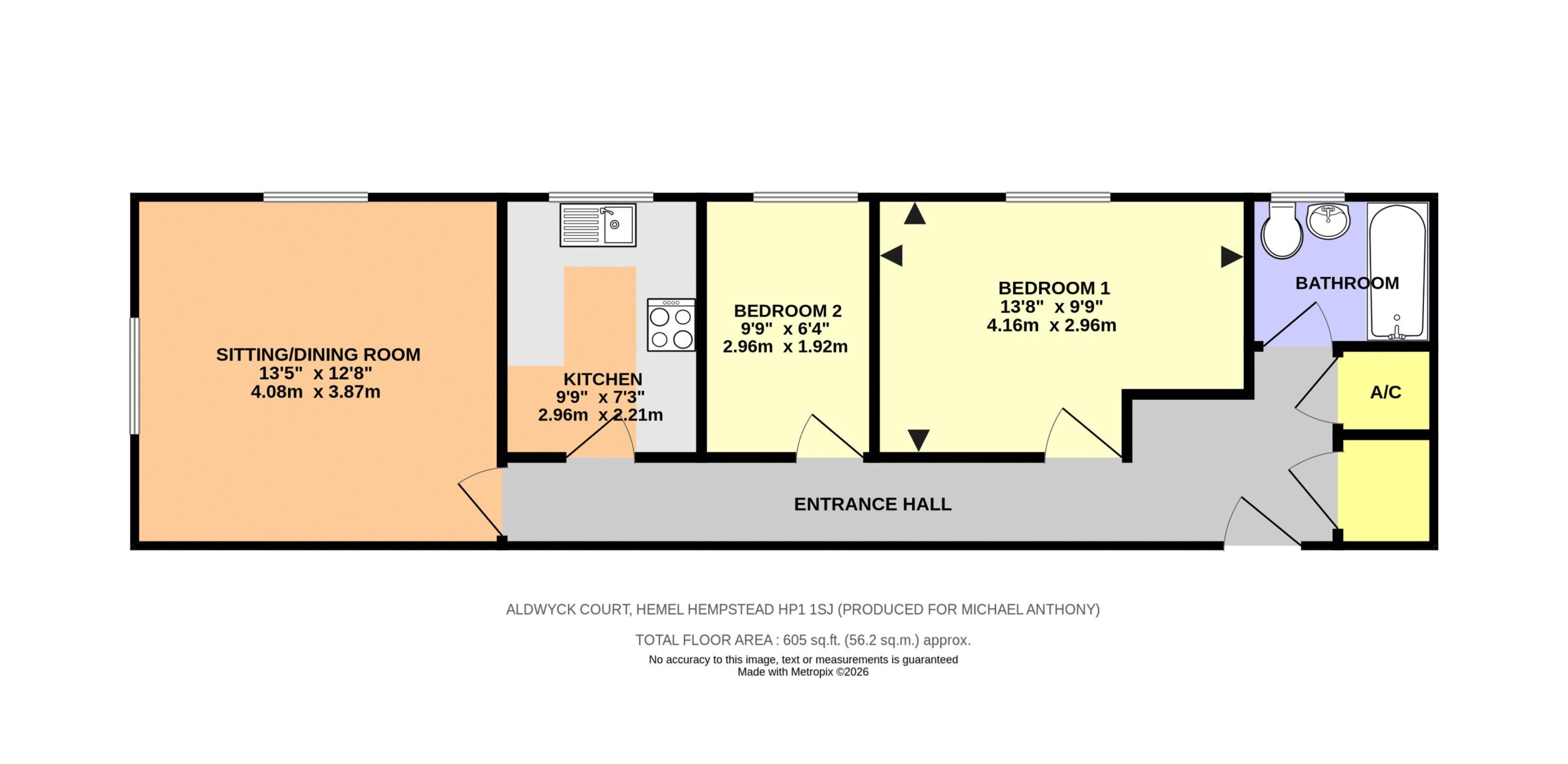 Floorplan for Leighton Buzzard Road, Hemel Hempstead, Hertfordshire, HP1 1SJ