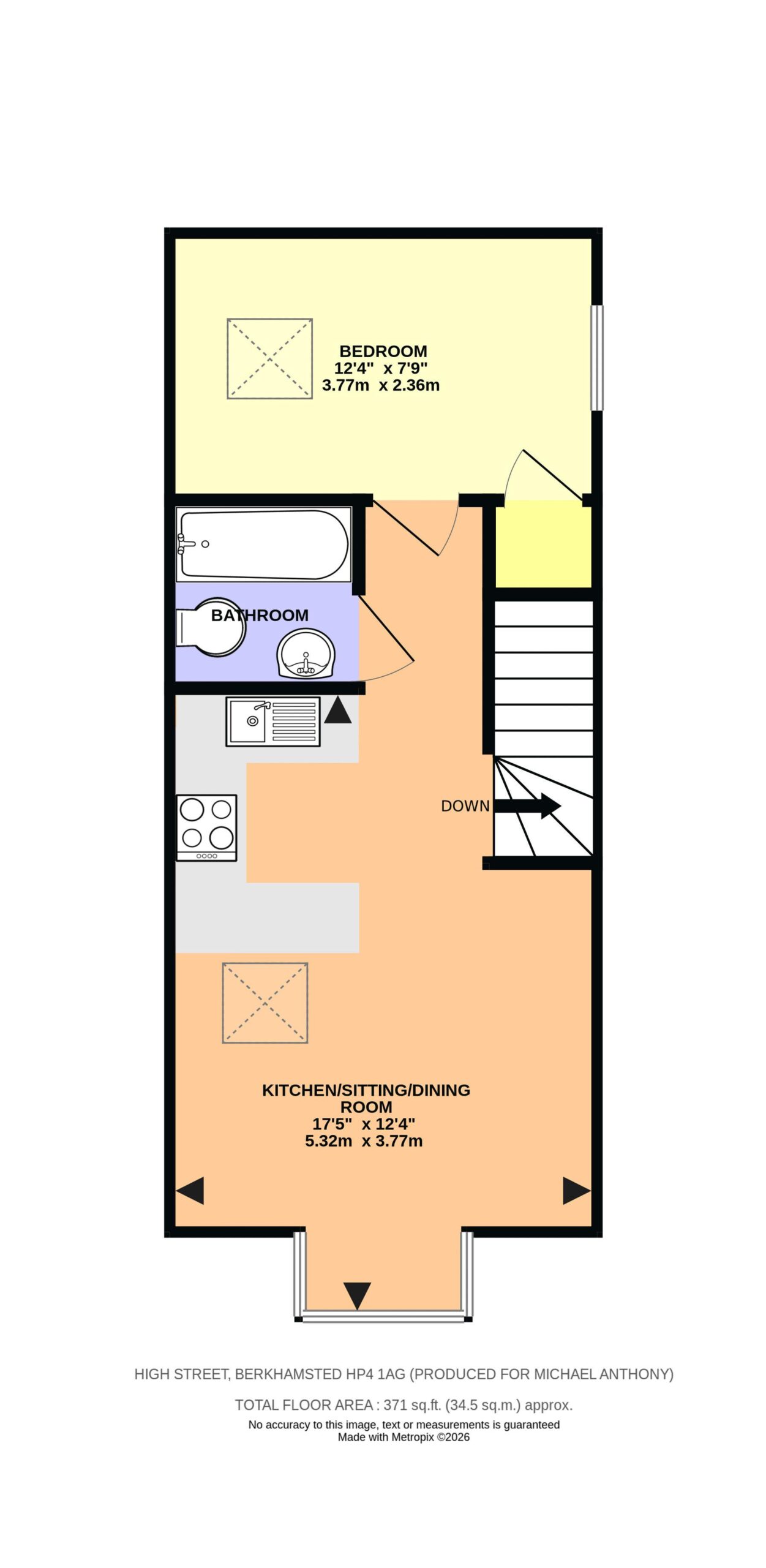 Floorplan for High Street, Berkhamsted, Hertfordshire, HP4 1AG