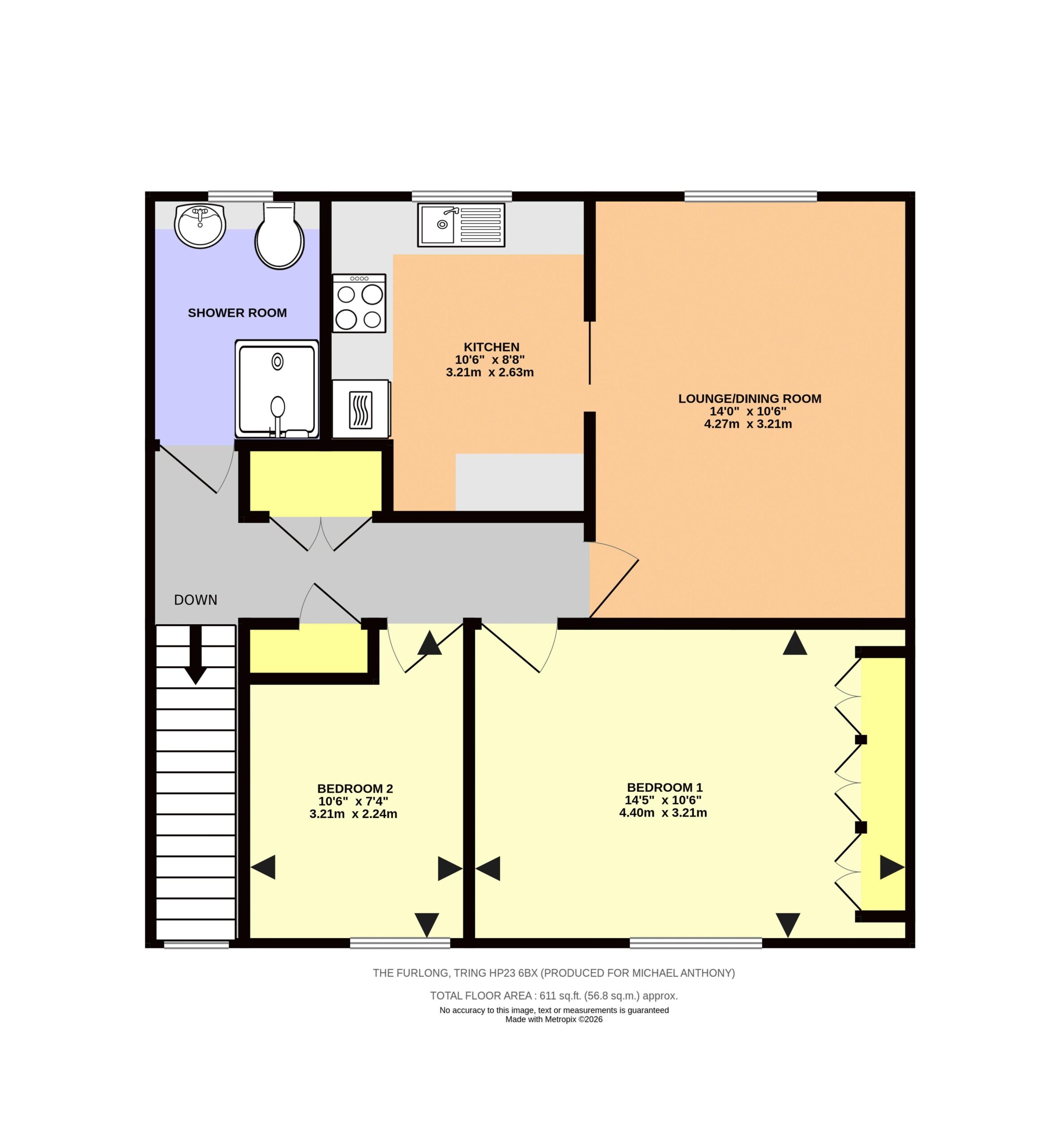 Floorplan for King Street, Tring, Hertfordshire, HP23 6BX