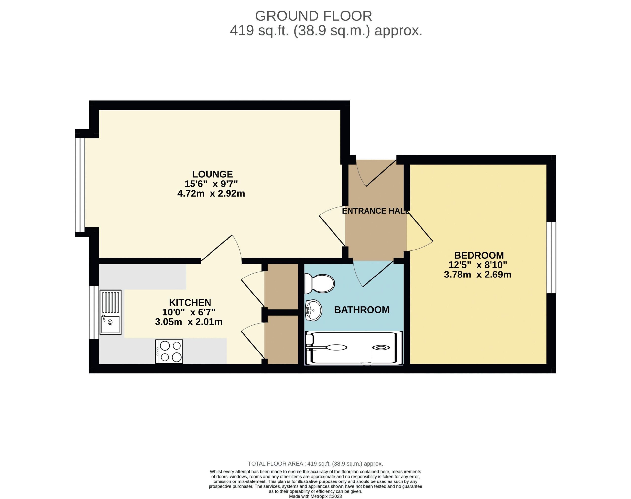 Floorplan for Epping Green, Hemel Hempstead, Hertfordshire, HP2 7JD