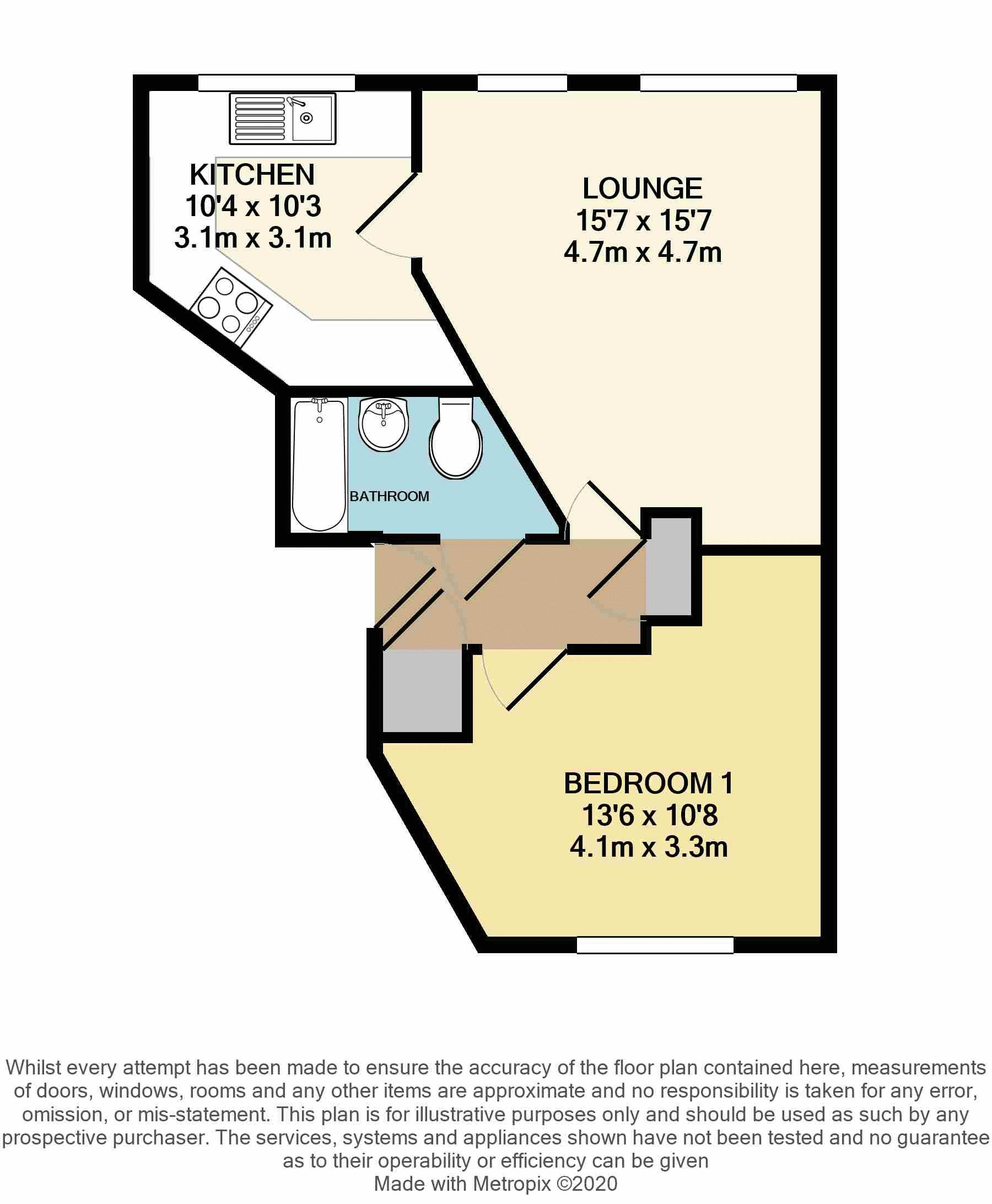 Floorplan for Stephenson Wharf, Hemel Hempstead, Hertfordshire, HP3 9WZ
