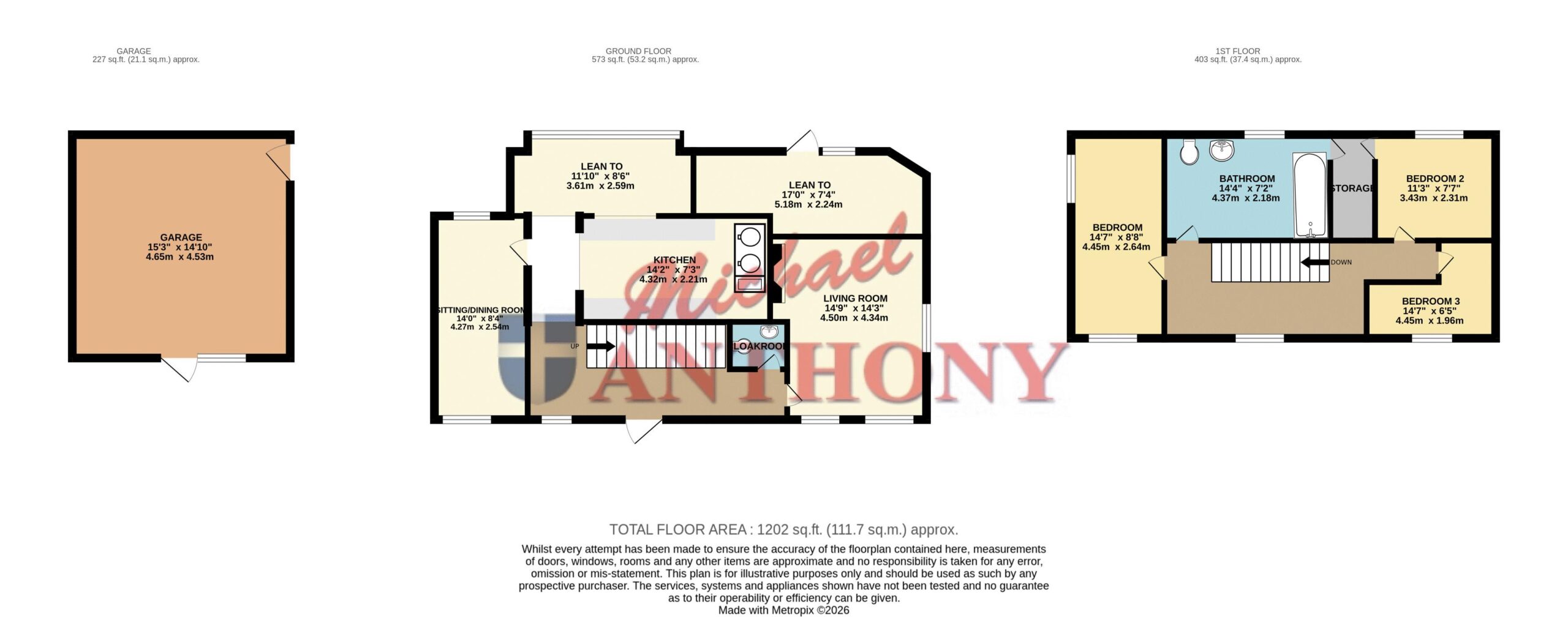 Floorplan for Caldecote Street, Newport Pagnell, Buckinghamshire, MK16 0BX