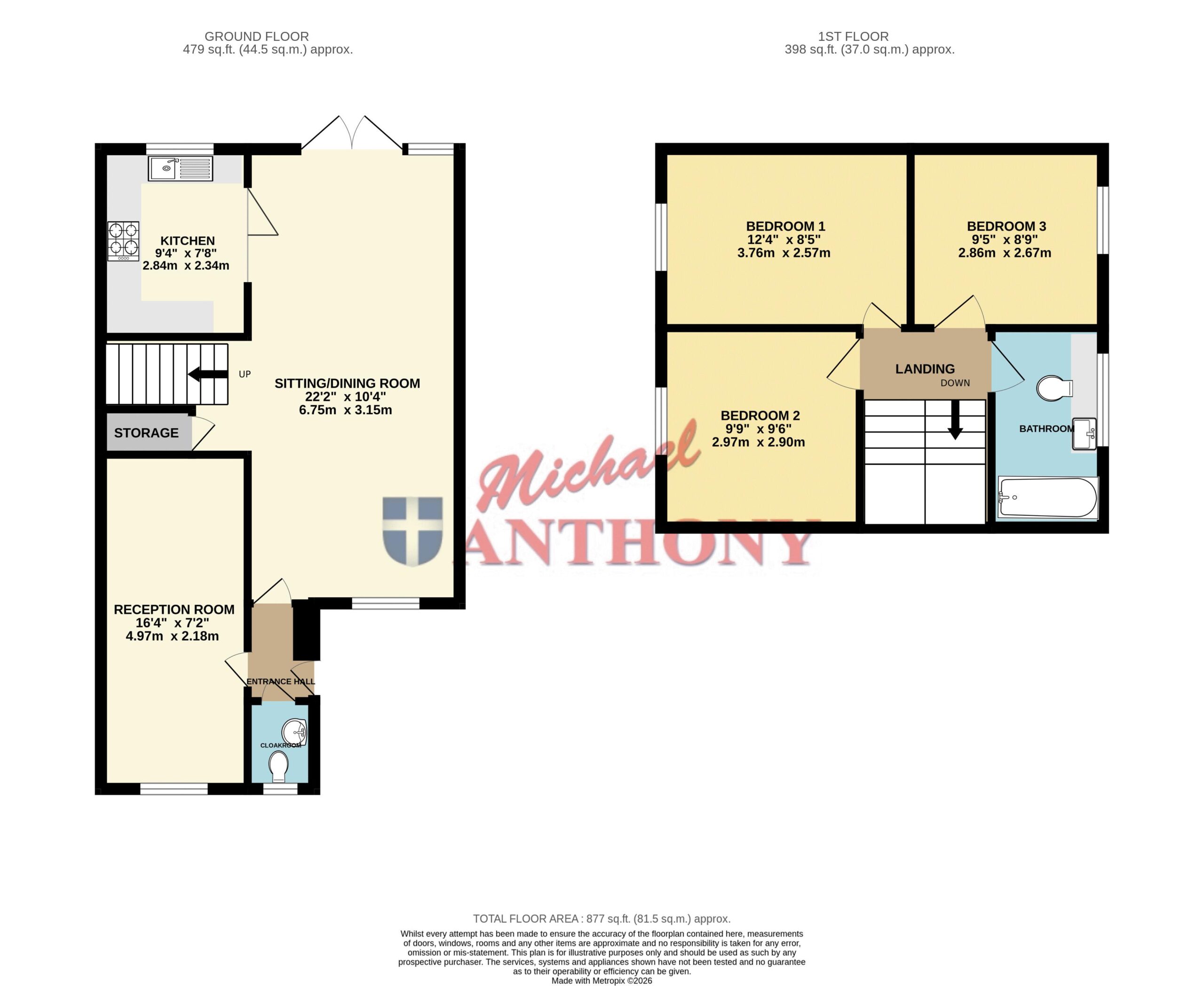 Floorplan for Gordale, Heelands, Milton Keynes, Buckinghamshire, MK13 7NQ