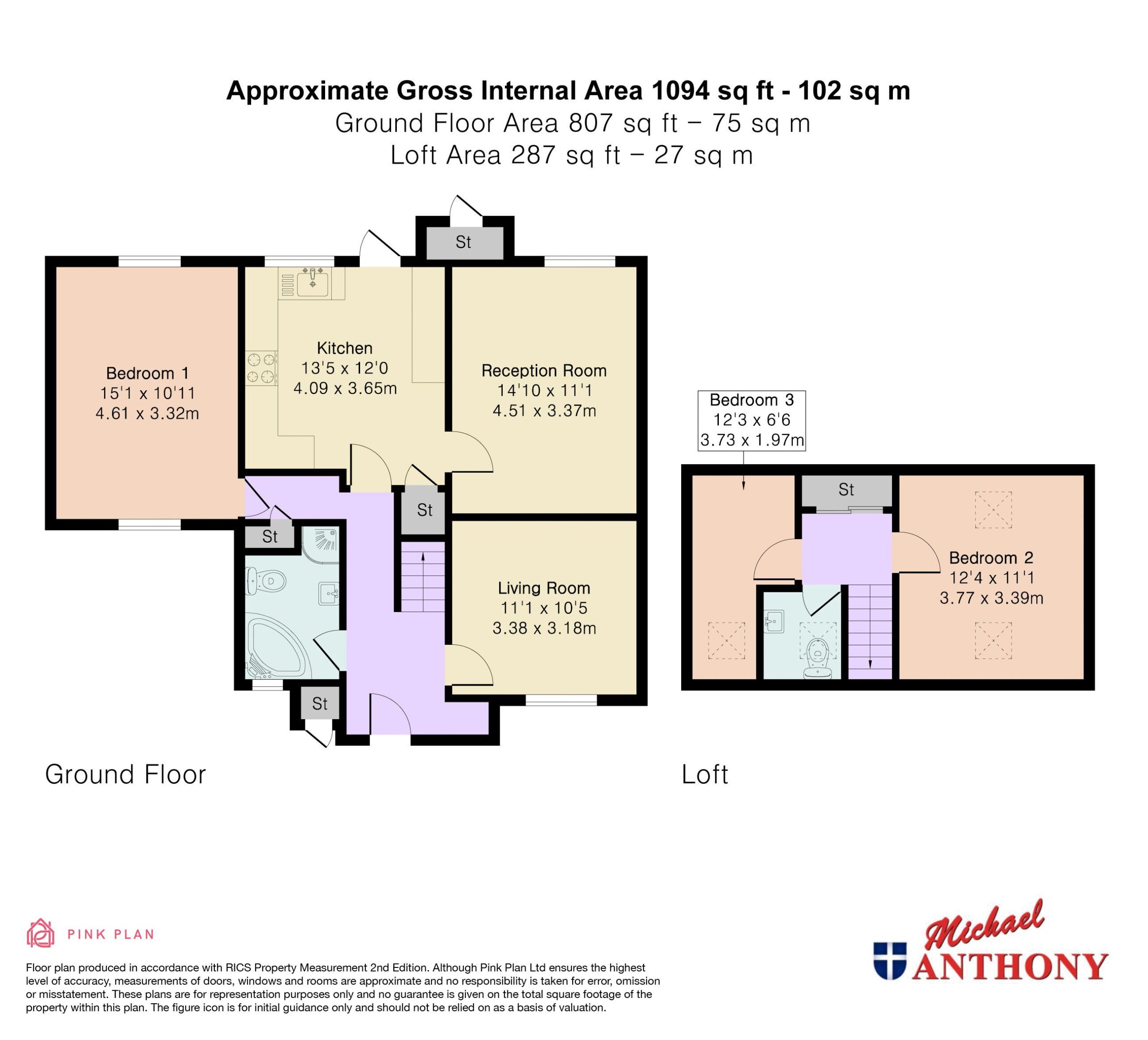 Floorplan for Arncliffe Drive, Heelands, Milton Keynes, Buckinghamshire, MK13 7LH