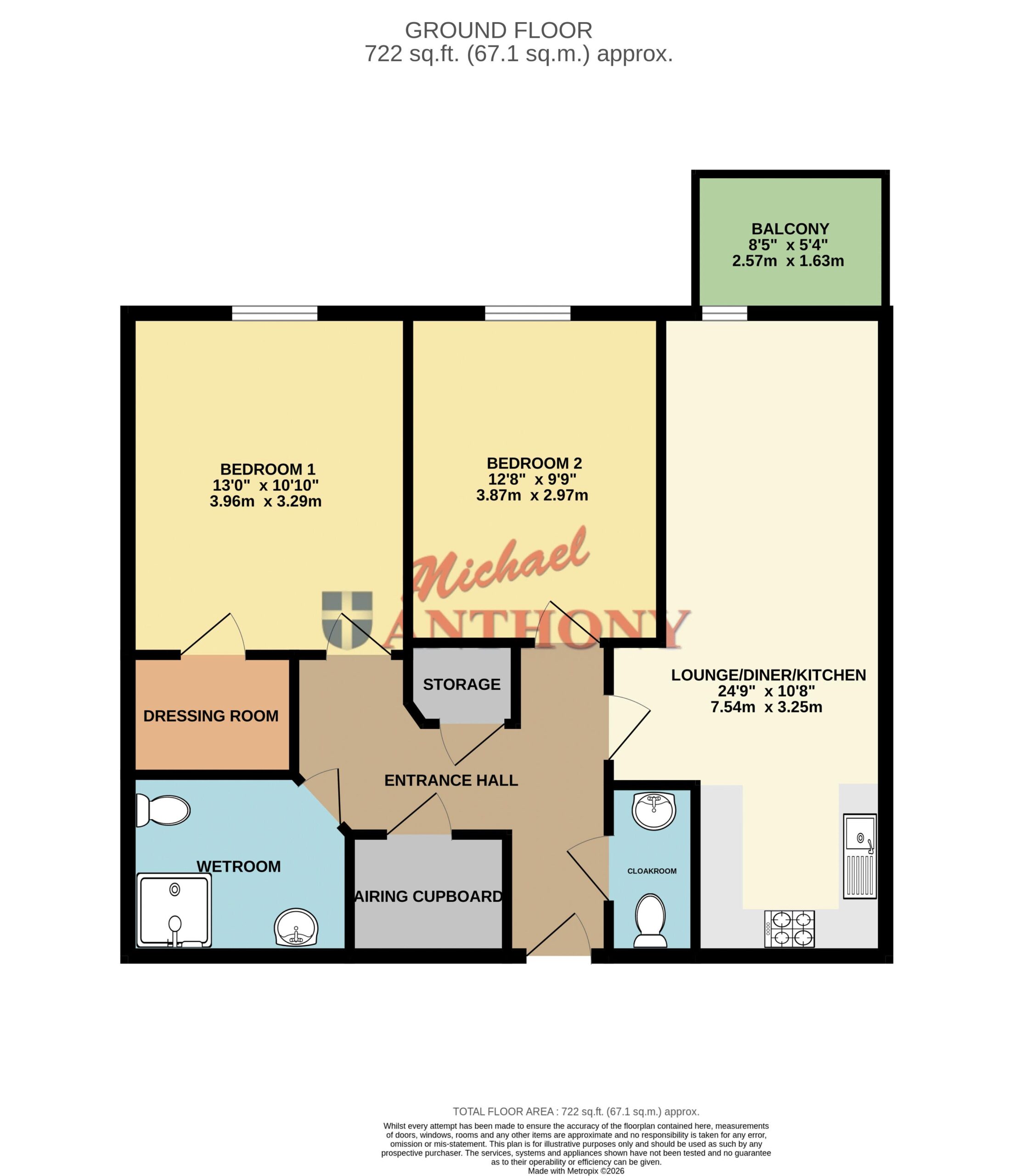 Floorplan for Barnsdale Drive, Westcroft, Milton Keynes, Buckinghamshire , MK4 4DU