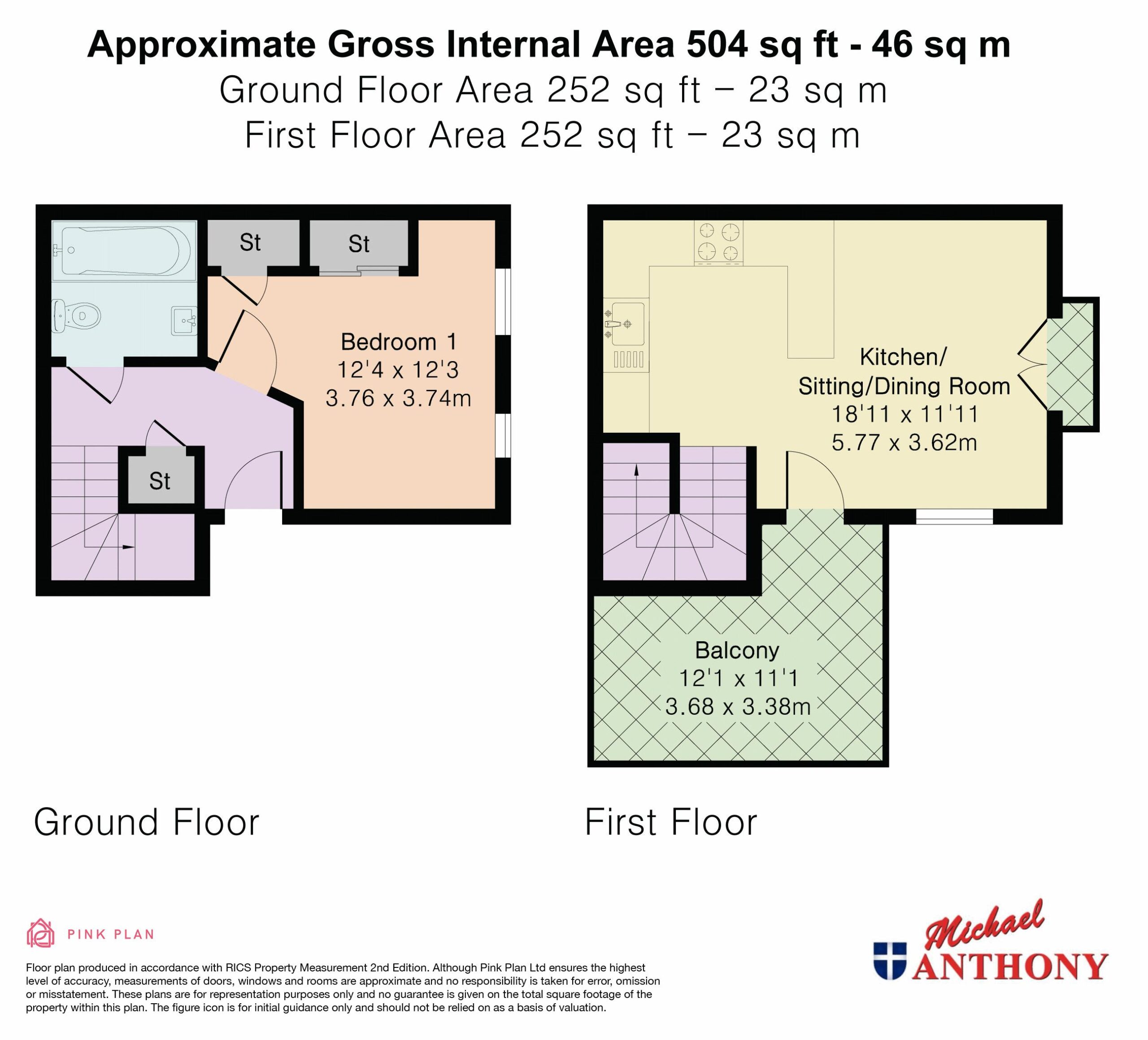 Floorplan for Lithgows Avenue, Brooklands, Milton Keynes, Buckinghamshire, MK10 7GY