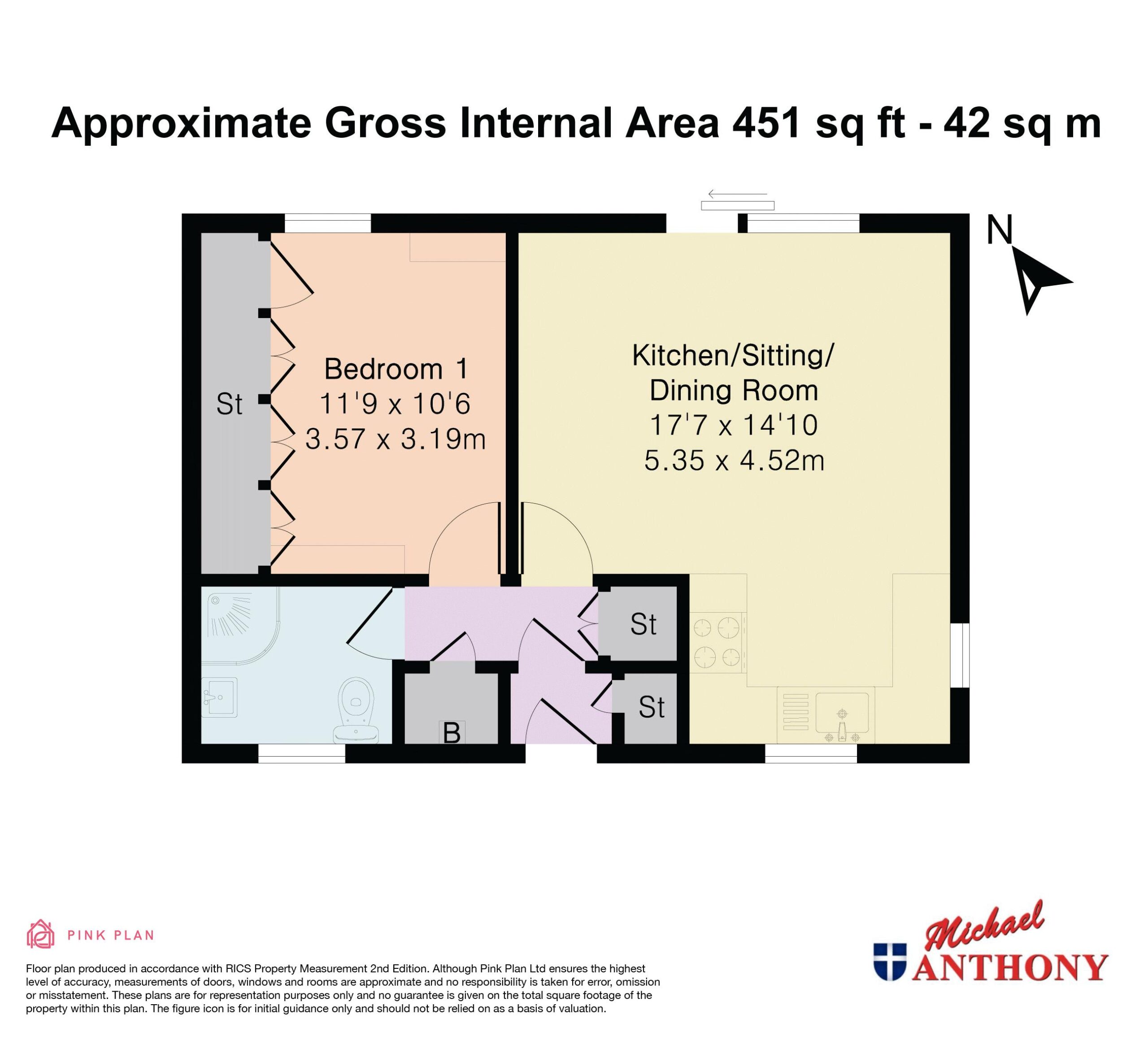 Floorplan for Arlott Crescent, Oldbrook, Milton Keynes, Buckinghamshire, MK6 2QT
