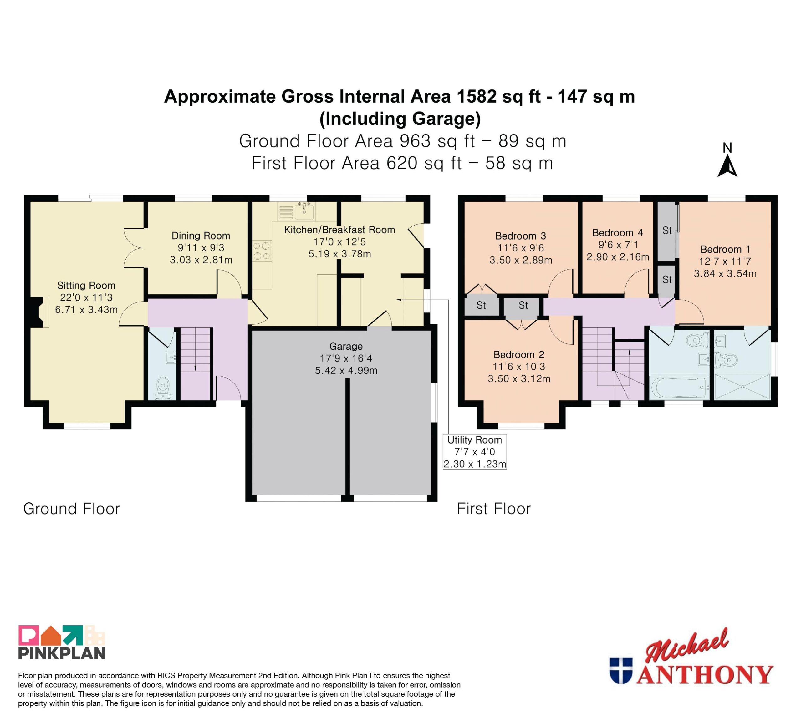 Floorplan for Normandy Way, Bletchley, Milton Keynes, Buckinghamshire, MK3 7UW