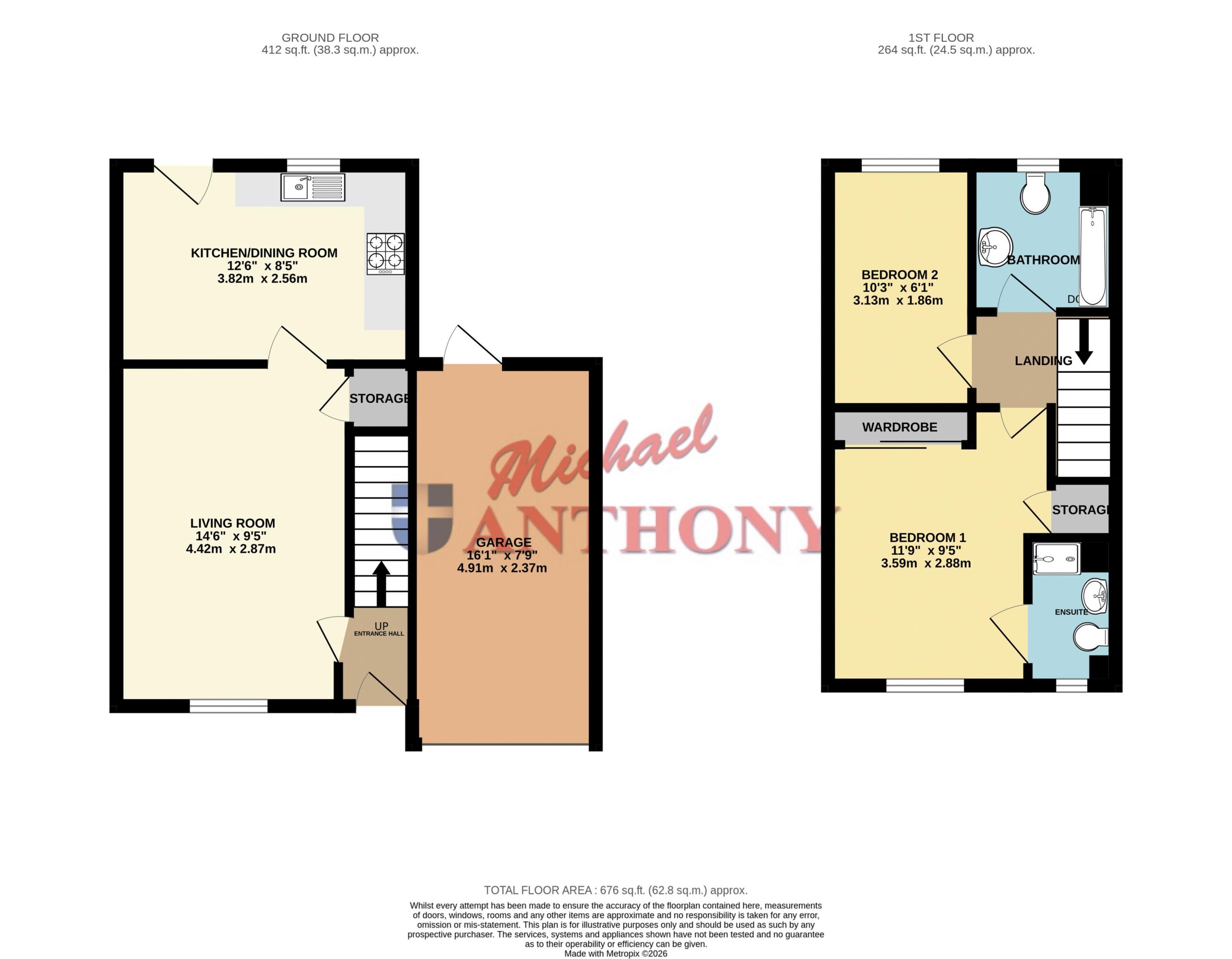 Floorplan for Brill Place, Bradwell Common, Milton Keynes, Buckinghamshire, MK13 8LR
