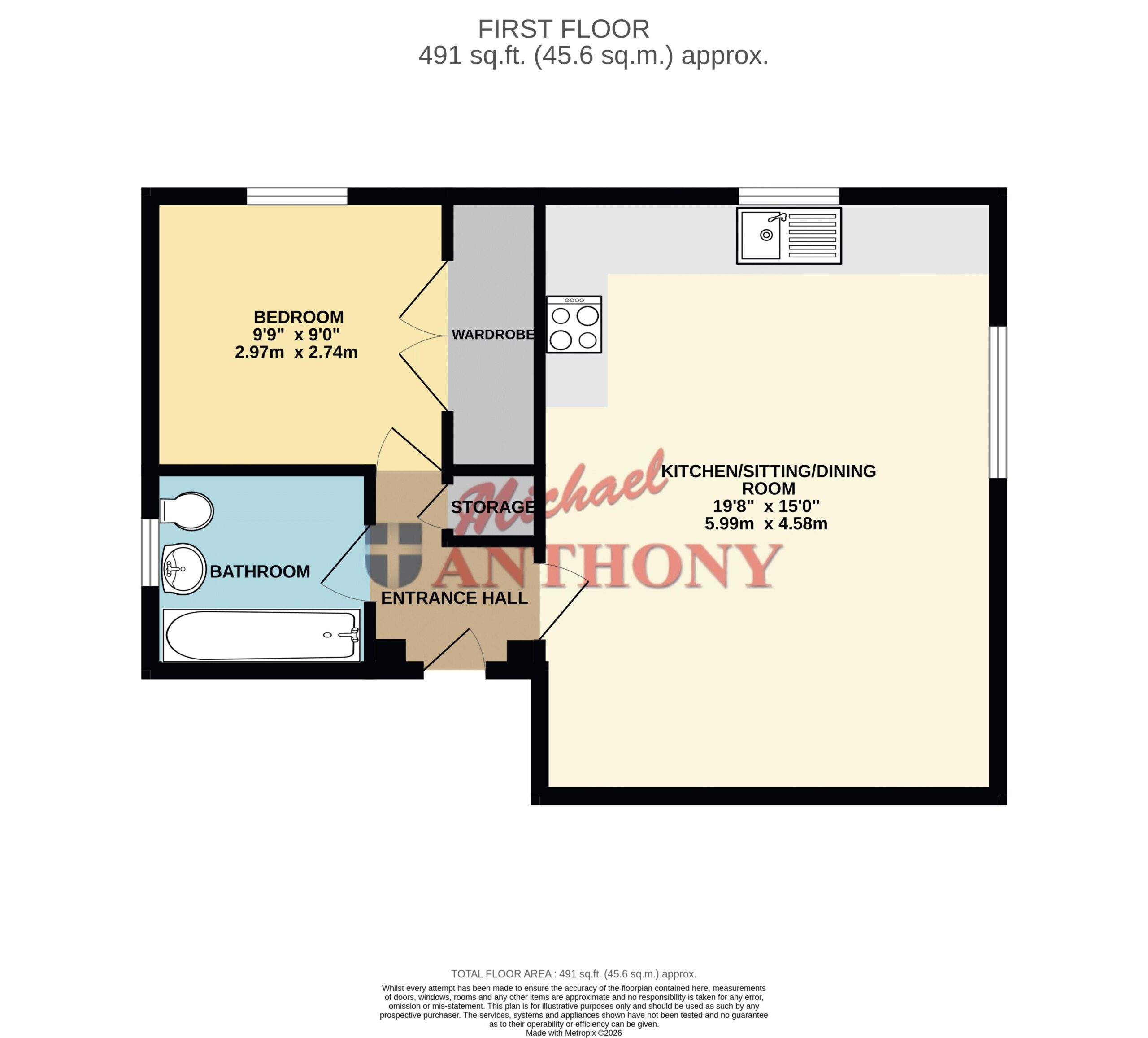 Floorplan for Kirkwood Grove, Medbourne, Milton Keynes, Buckinghamshire, MK5 6FP