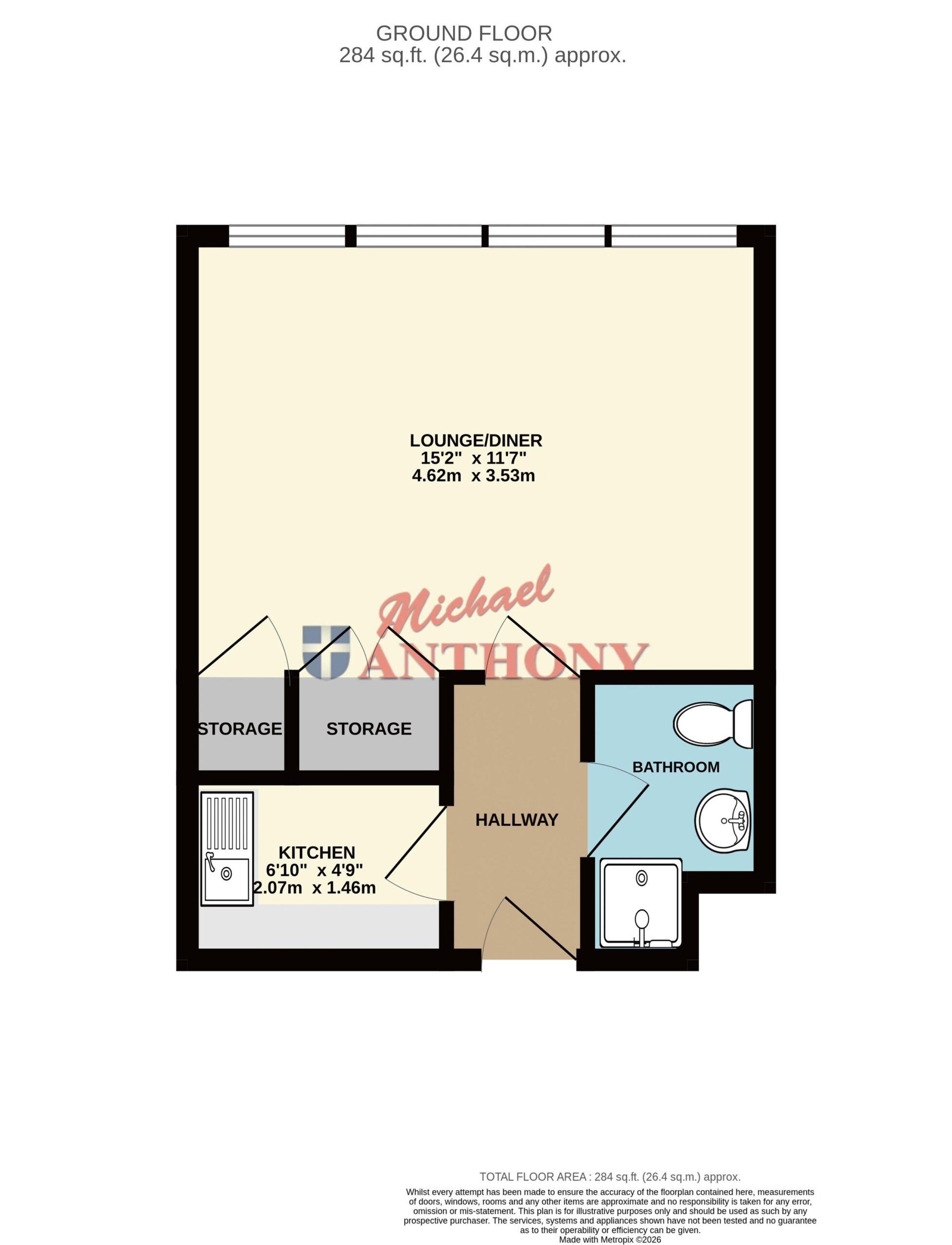 Floorplan for North Tenth Street, Milton Keynes, Buckinghamshire, MK9 3AY