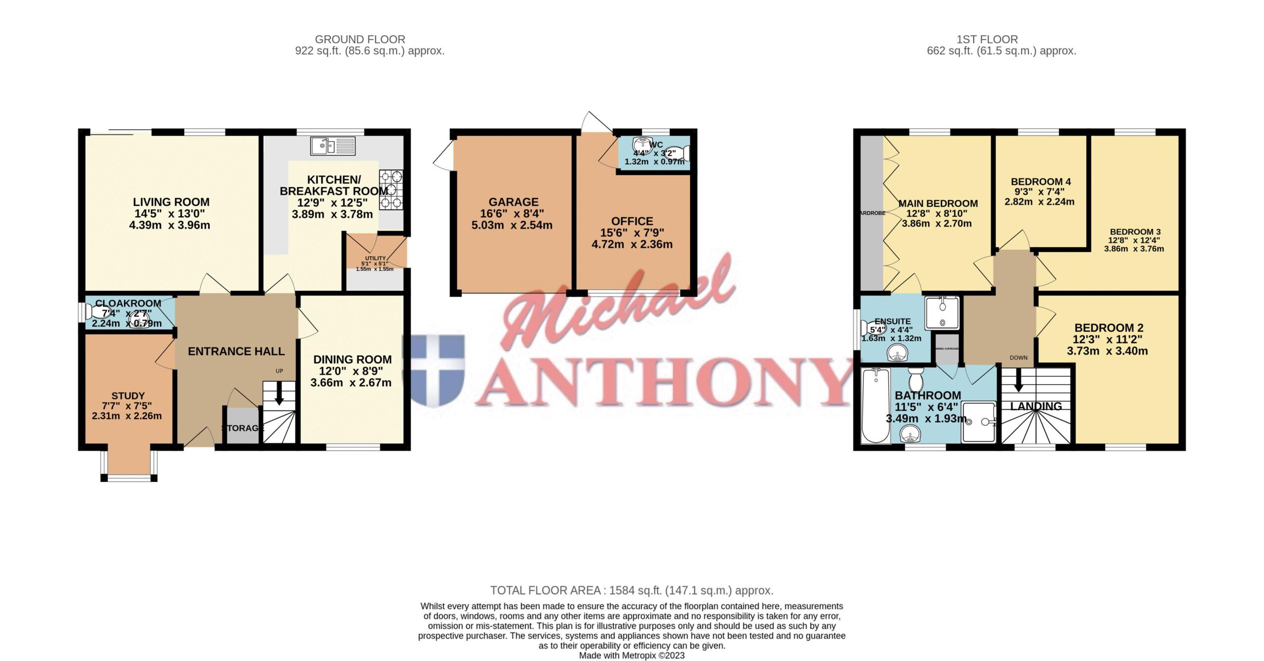 Floorplan for Cruickshank Grove, Crownhill, Milton Keynes, Buckinghamshire, MK8 0HG