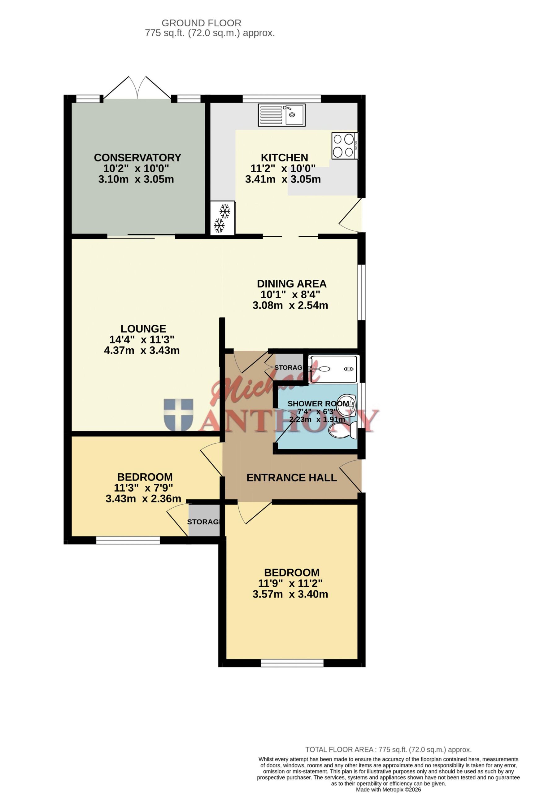 Floorplan for Shenley Road, Bletchley, Milton Keynes, Buckinghamshire, MK3 6HE