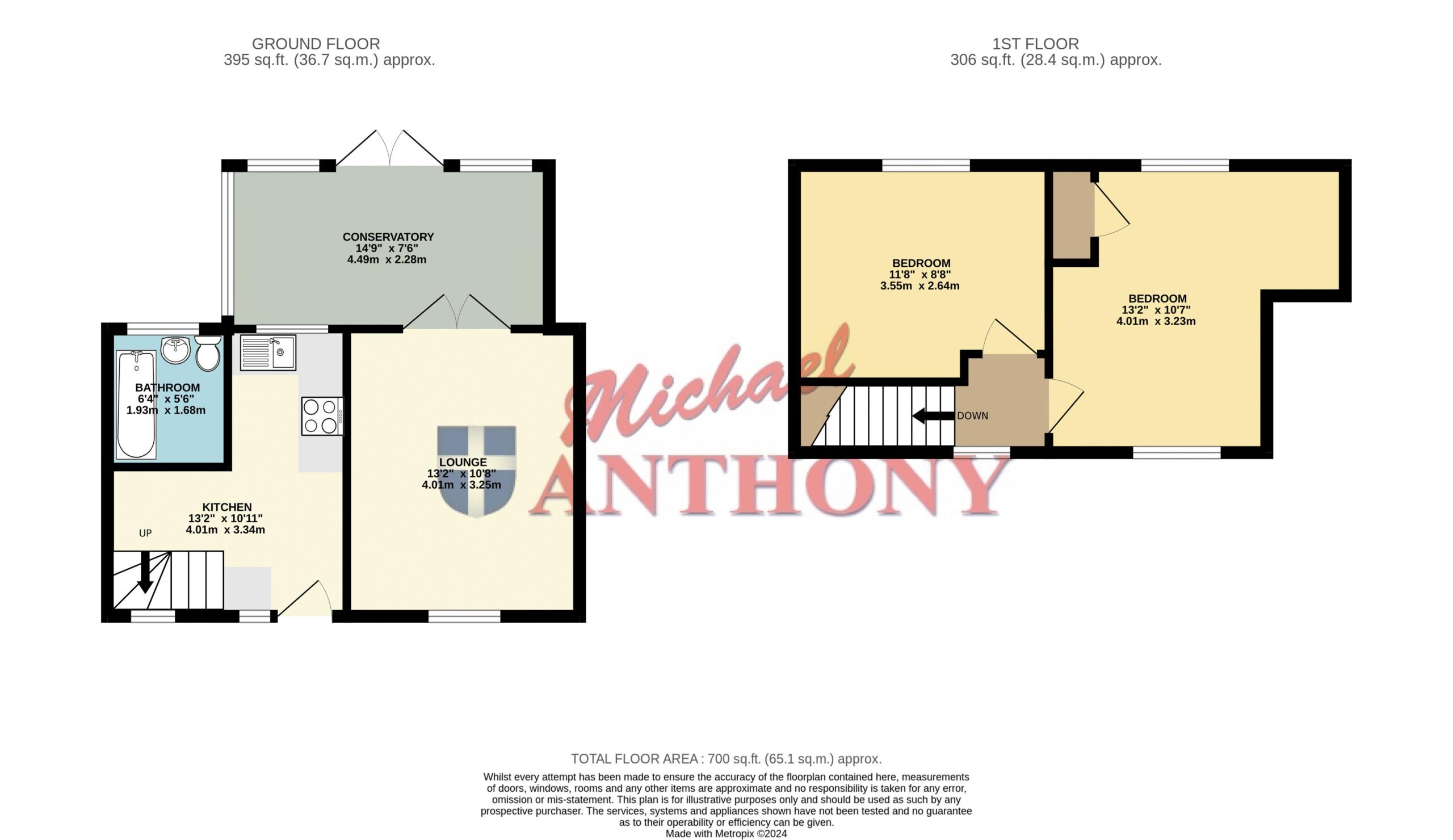 Floorplan for Saffron Street, Bletchley, Milton Keynes, Buckinghamshire, MK2 3AH
