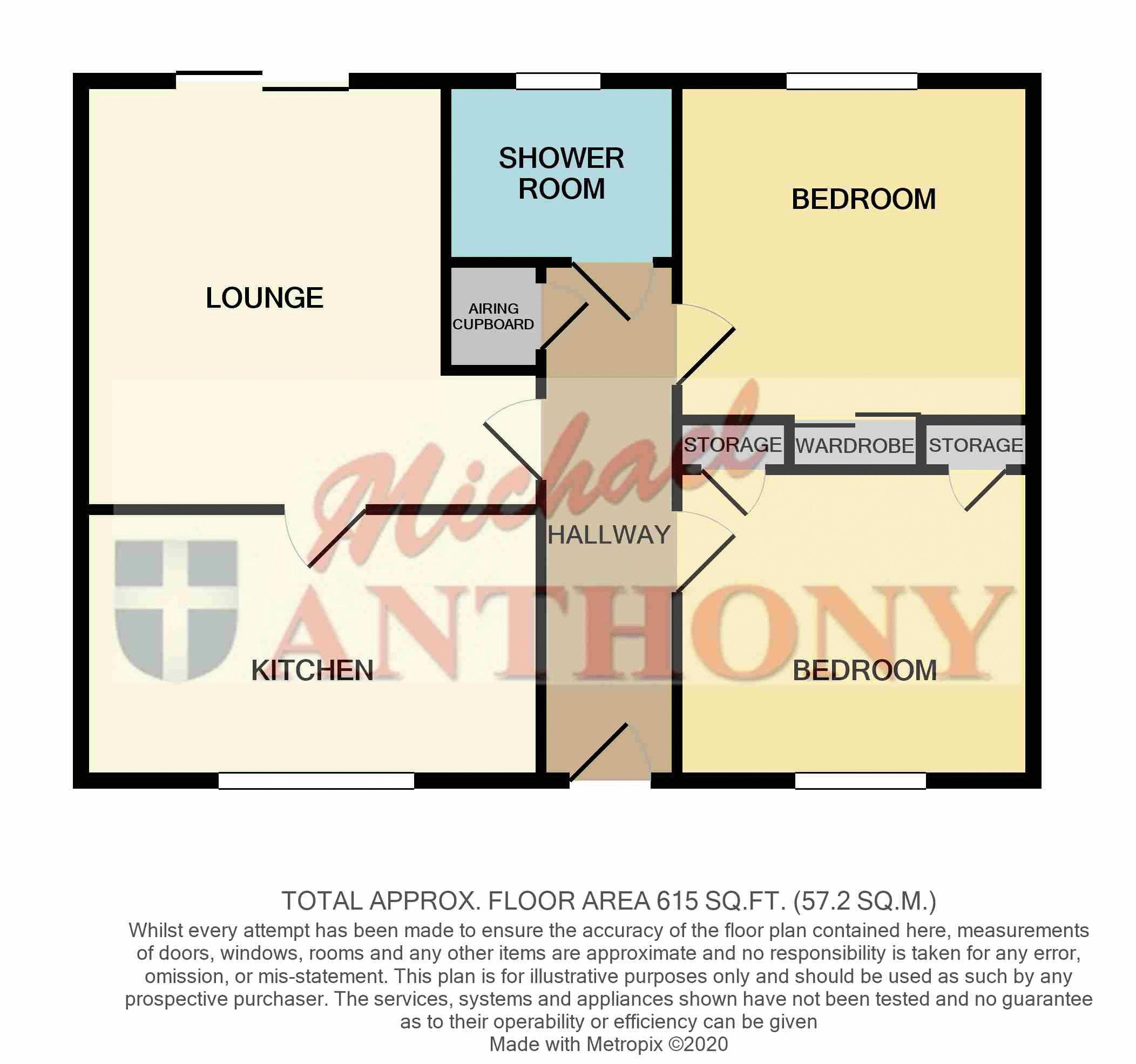 Floorplan for Epsom Grove, Bletchley, Milton Keynes, Buckinghamshire, MK3 5NR