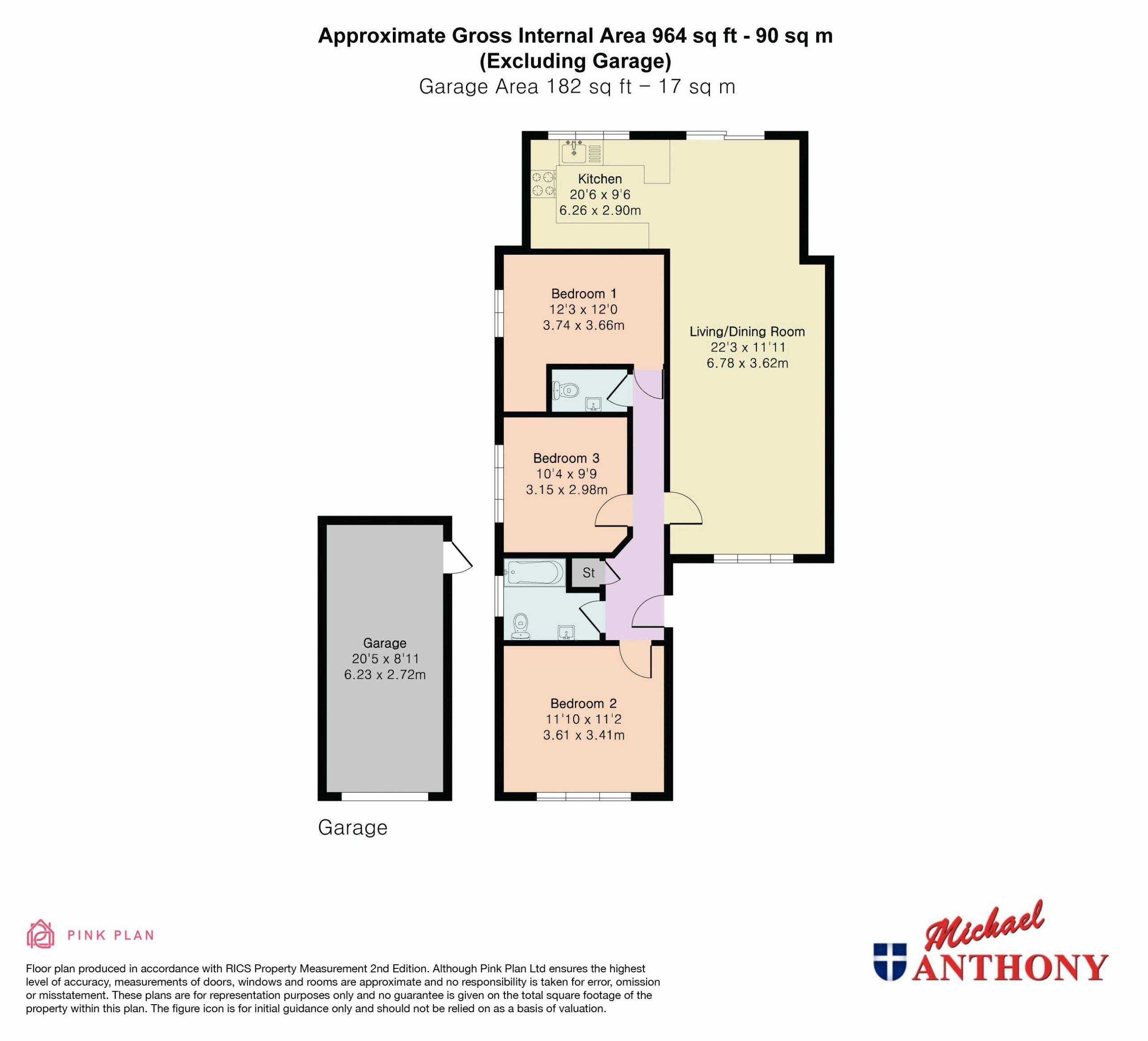 Floorplan for Shenley Road, Bletchley, Milton Keynes, Buckinghamshire, MK3 6HE