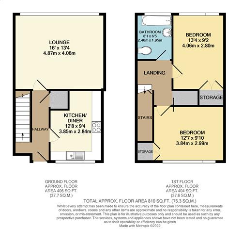 Floorplan for Miswell Lane, Tring, Hertfordshire, HP23 4BX