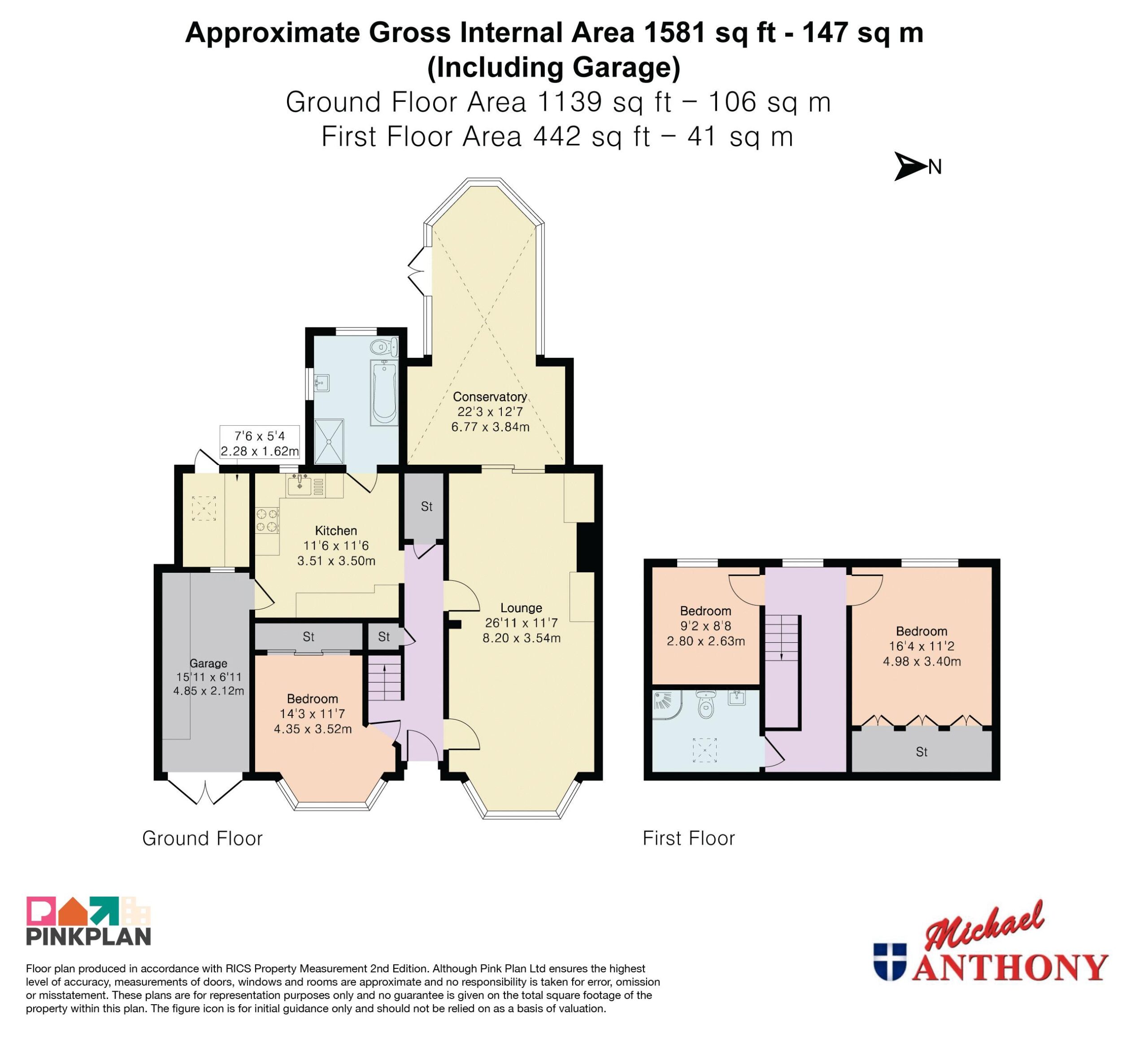 Floorplan for Stoke Road, Bletchley, Milton Keynes, Buckinghamshire, MK2 3AD