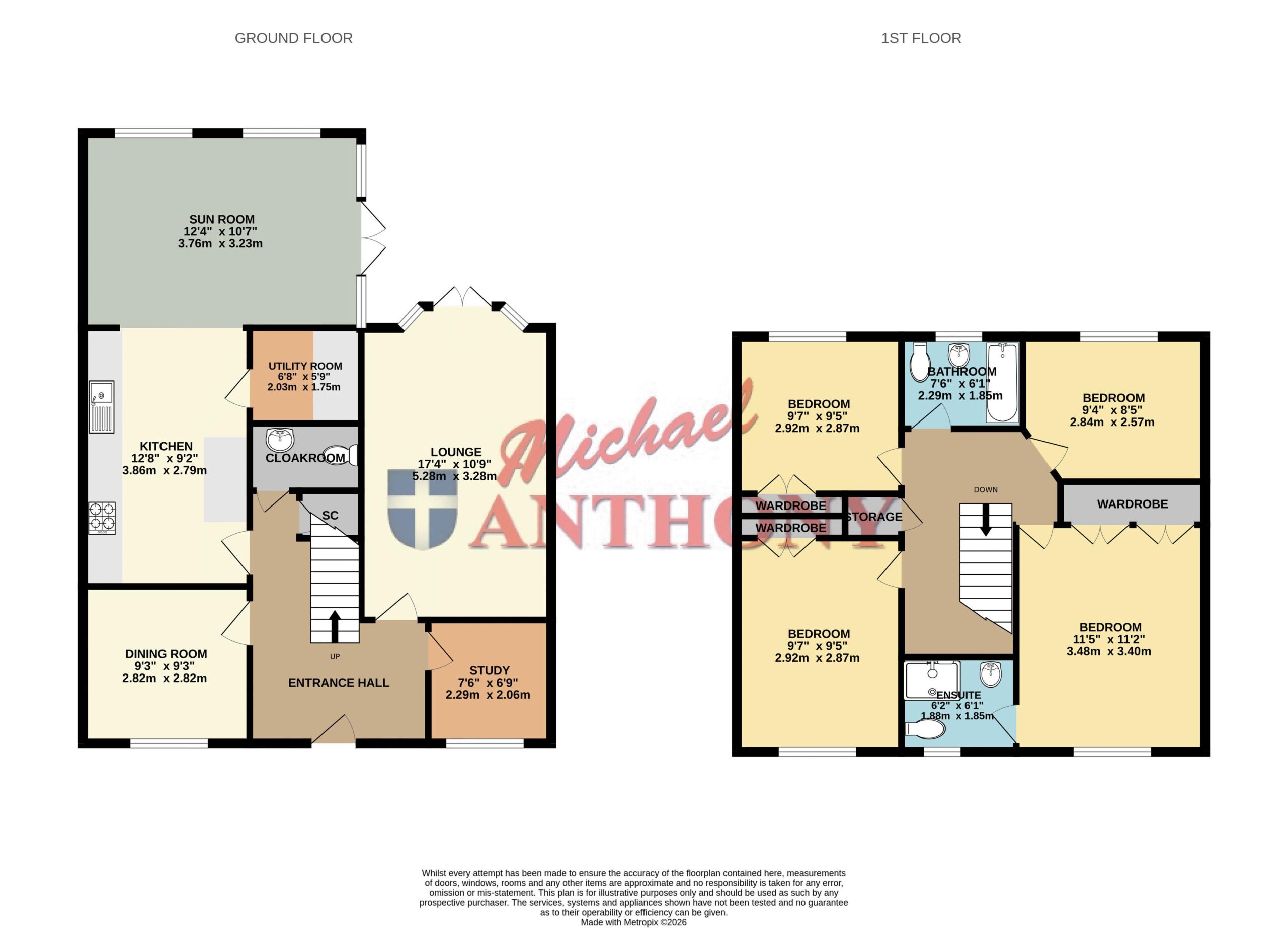 Floorplan for Ultra Avenue, Bletchley, Milton Keynes, Buckinghamshire, MK3 6GY