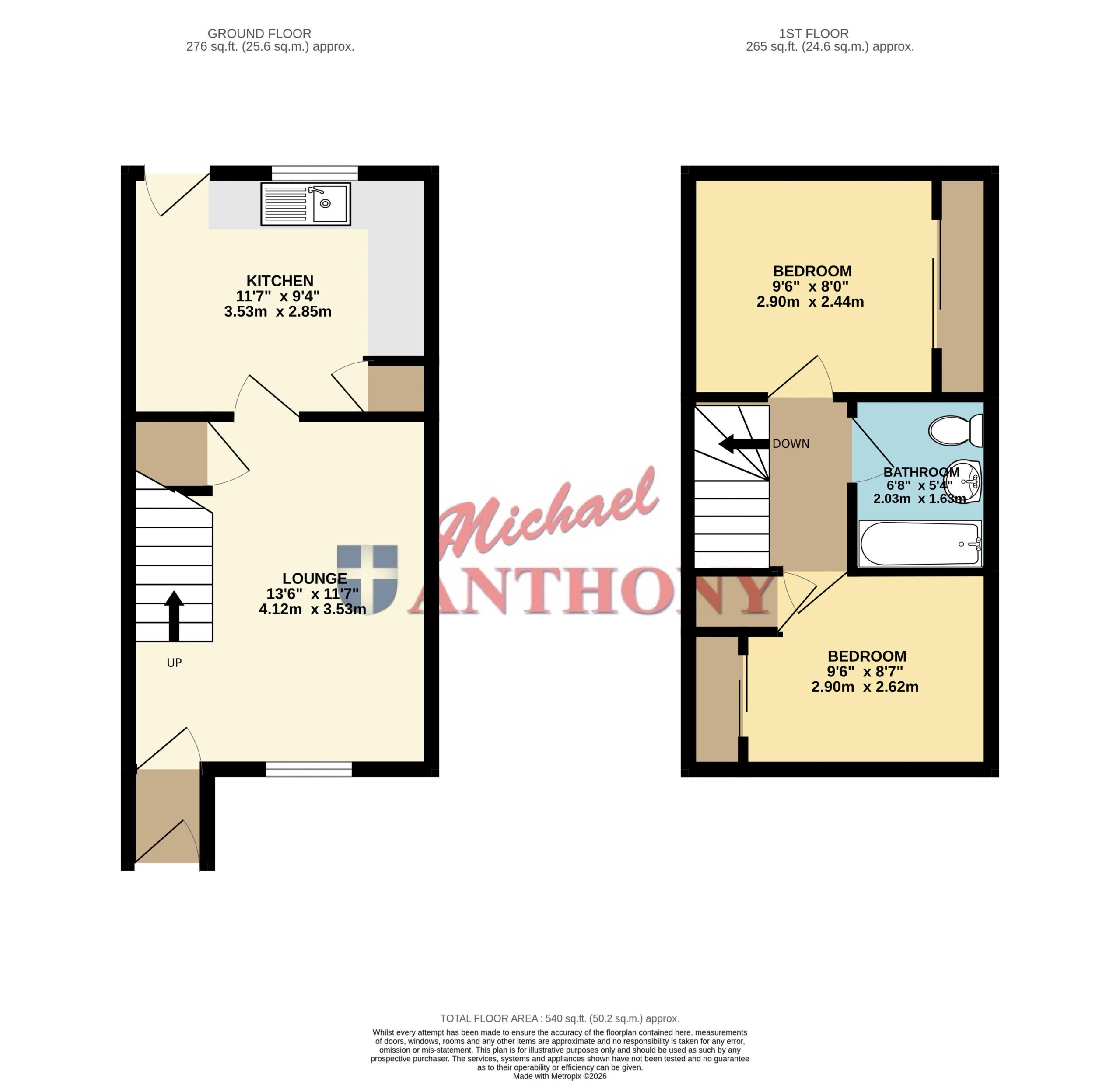 Floorplan for Fryday Street, Leadenhall, Milton Keynes, Buckinghamshire, MK6 5LT