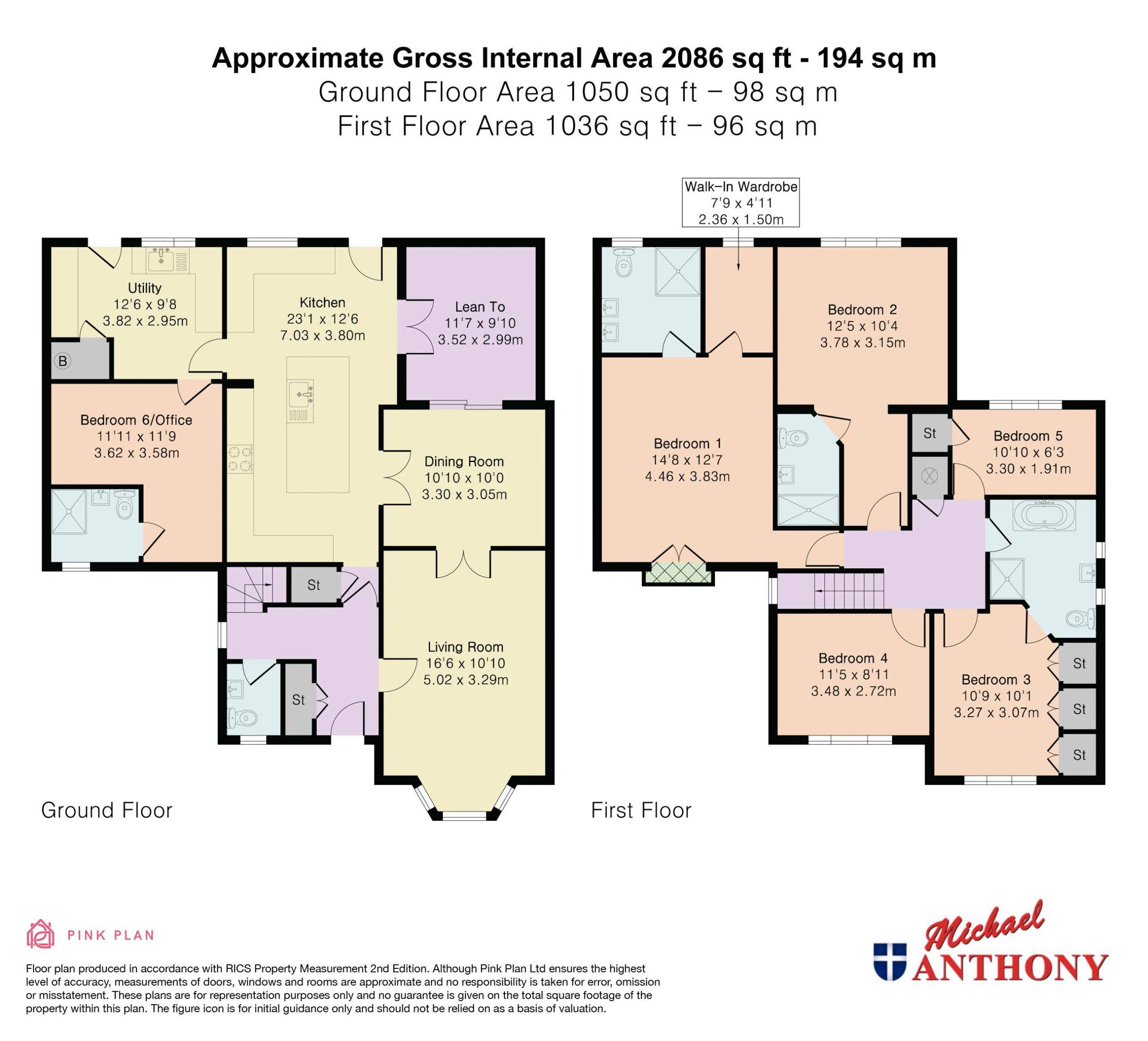 Floorplan for Blakeney Court, Tattenhoe, Milton Keynes, Buckinghamshire, MK4 3AD