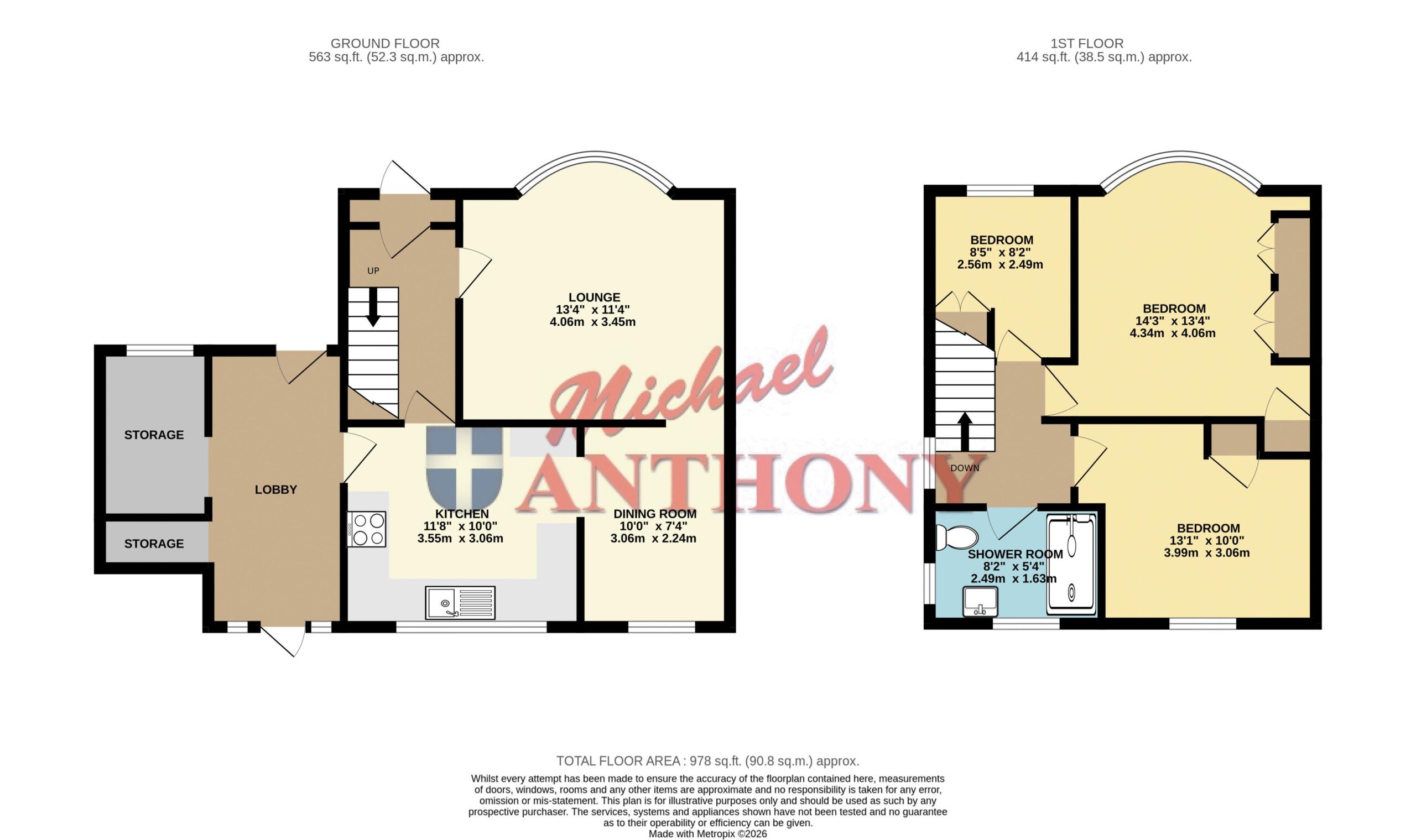 Floorplan for St. Johns Road, Bletchley, Milton Keynes, Buckinghamshire, MK3 5EA