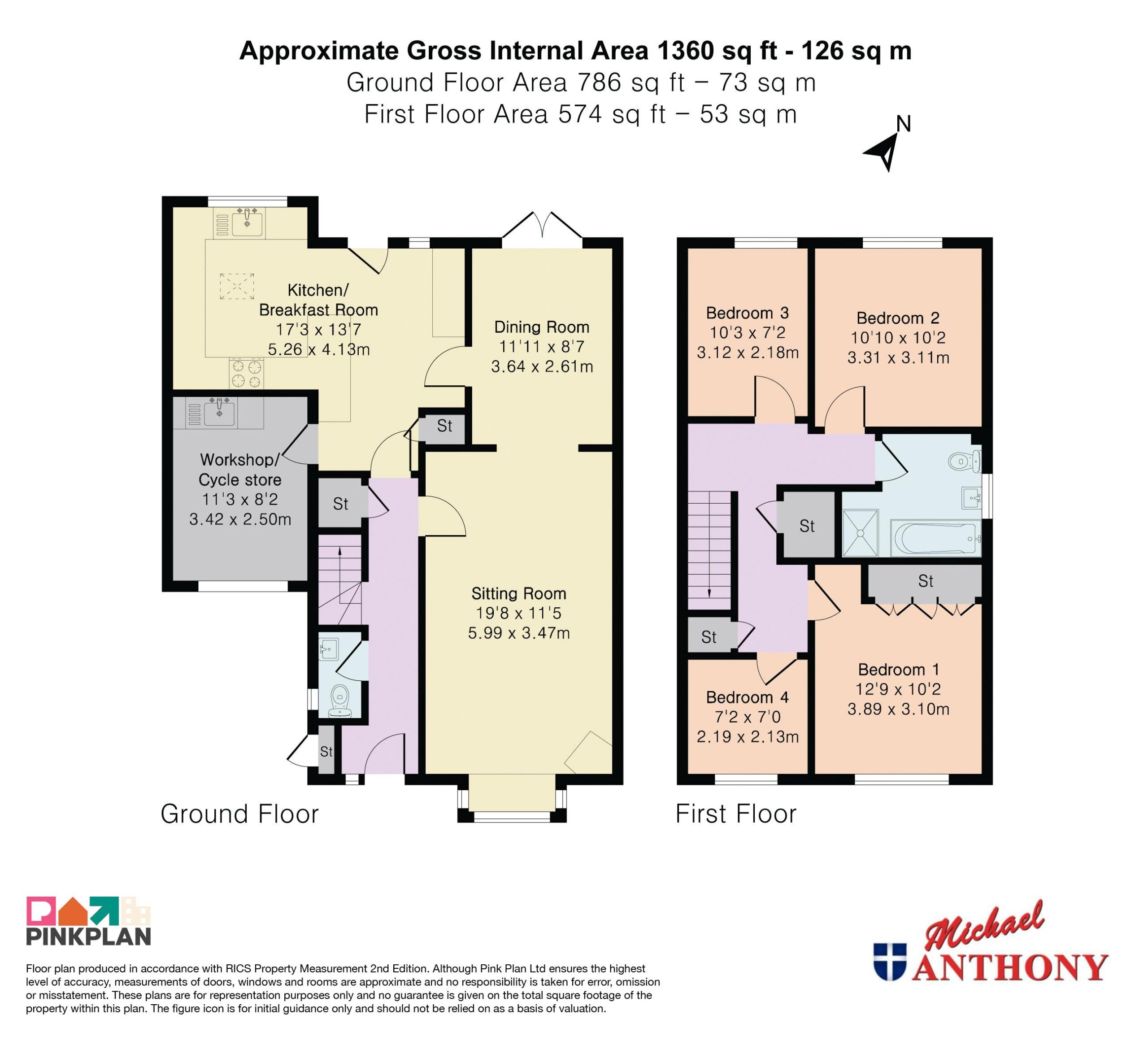 Floorplan for The Spinney, Bradwell, Milton Keynes, Buckinghamshire, MK13 9BX