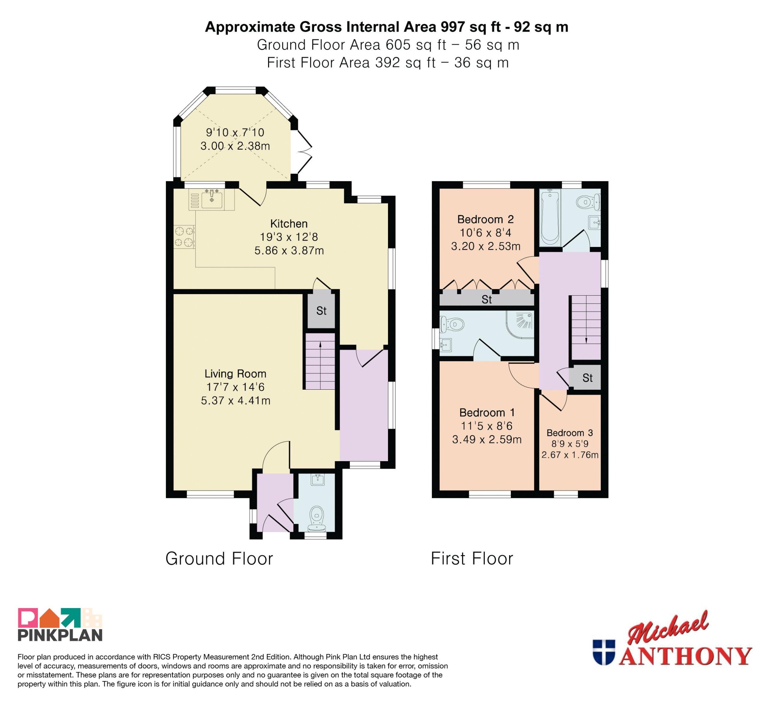 Floorplan for Heydon Court, Bradville, Milton Keynes, Buckinghamshire, MK13 7UQ