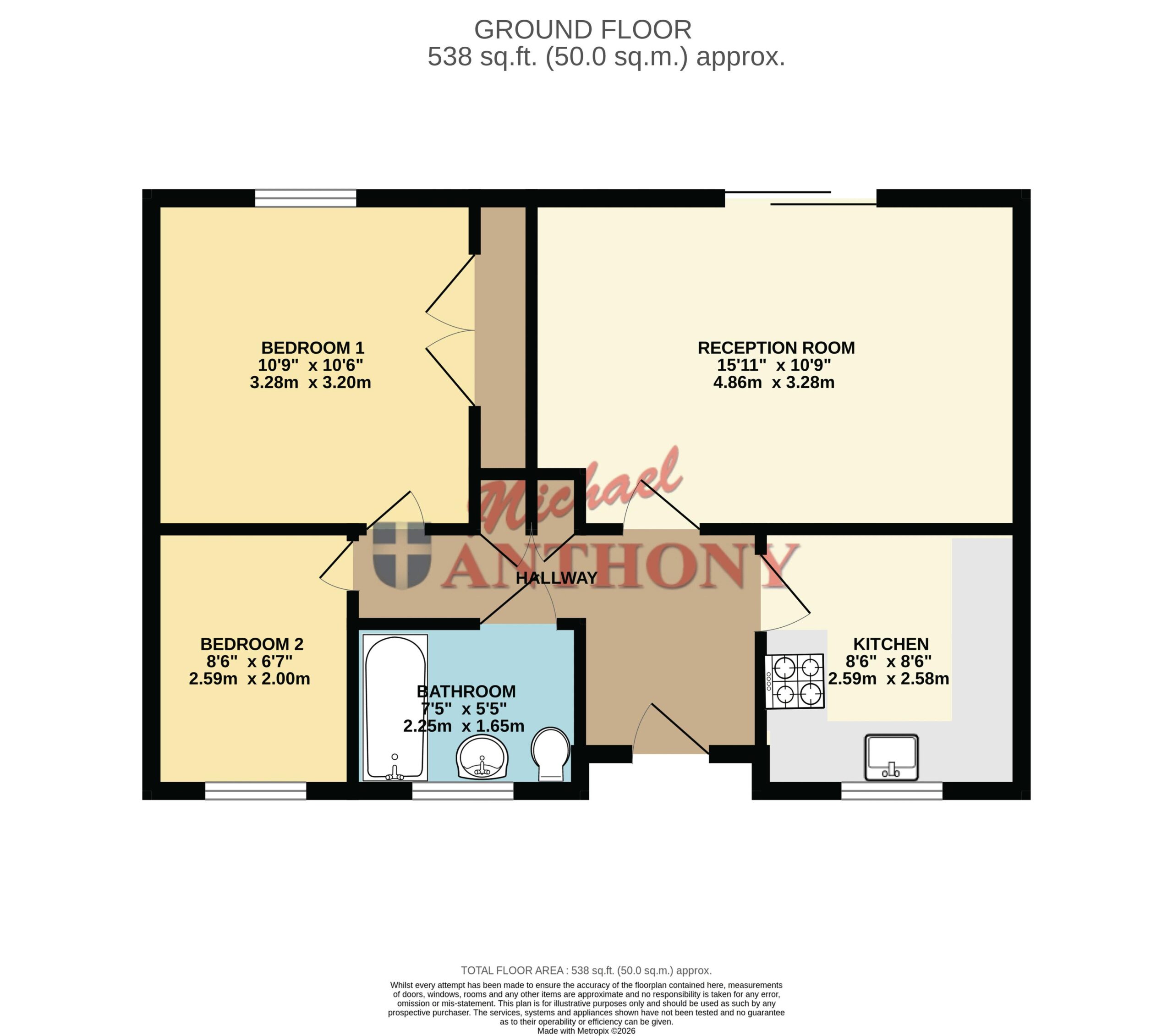 Floorplan for Bryony Place, Conniburrow, Milton Keynes, Buckinghamshire, MK14 7EA