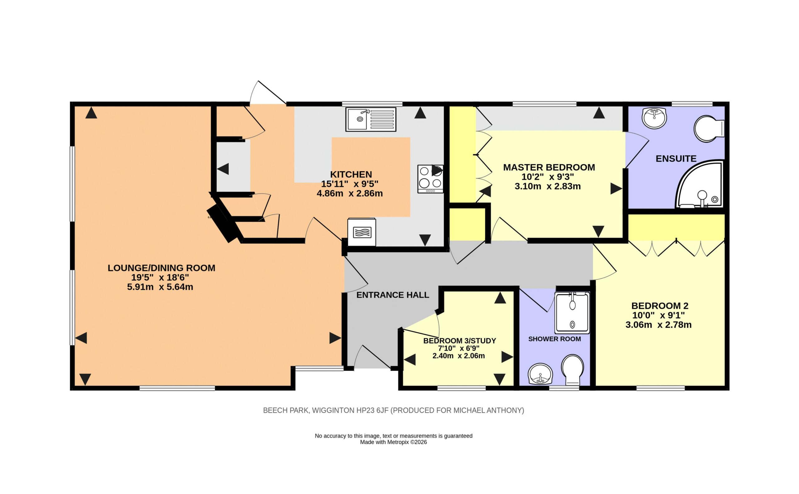 Floorplan for Chesham Road, Wigginton, Tring, Hertfordshire, HP23 6JF