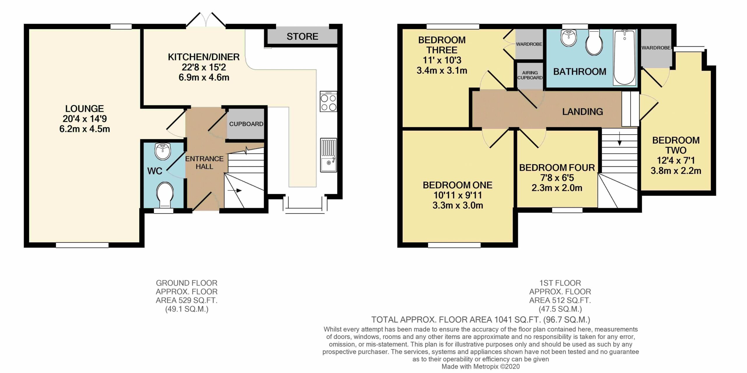 Floorplan for Tring Road, Long Marston, Hertfordshire, HP23 4RL