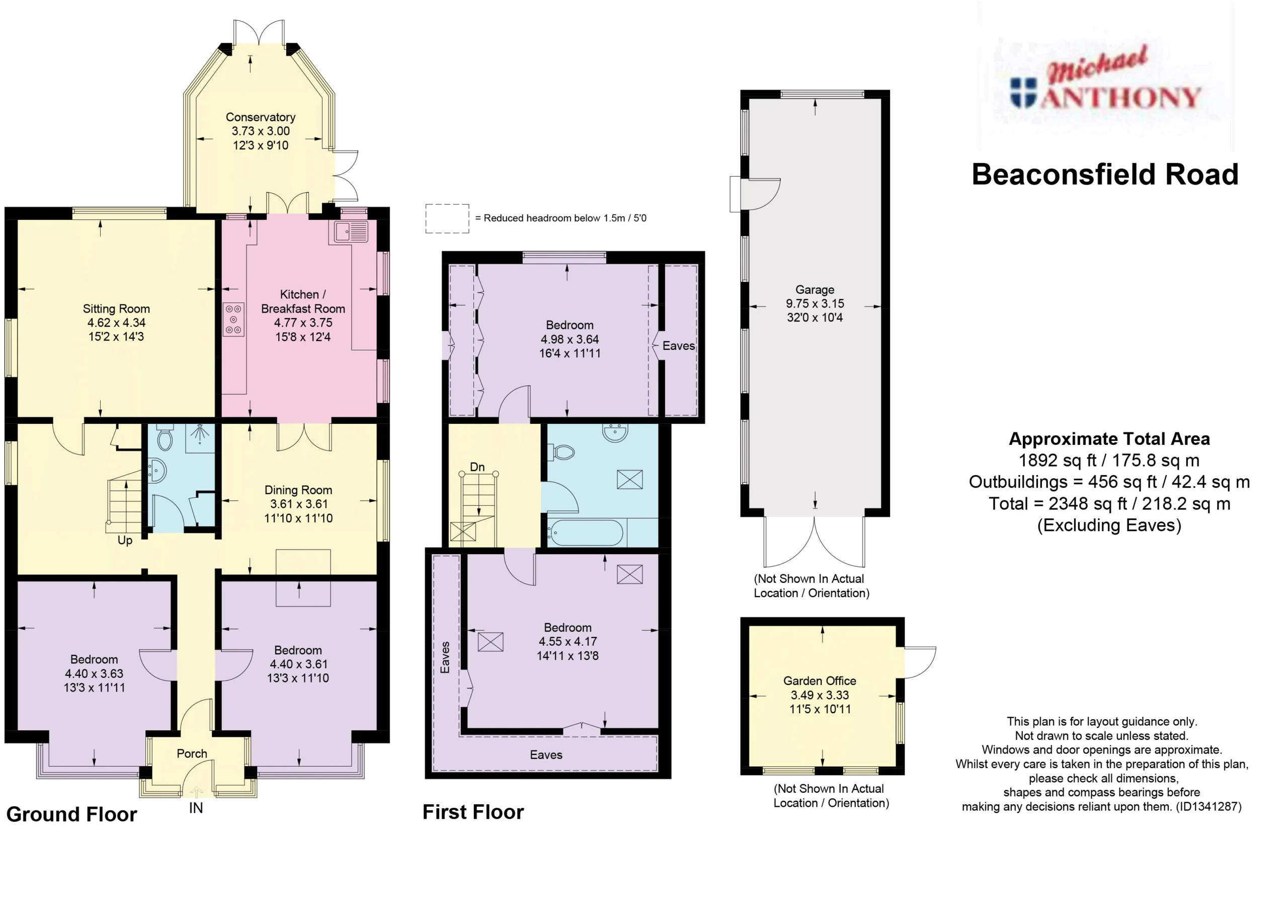 Floorplan for Beaconsfield Road, Tring, Hertfordshire, HP23 4DW