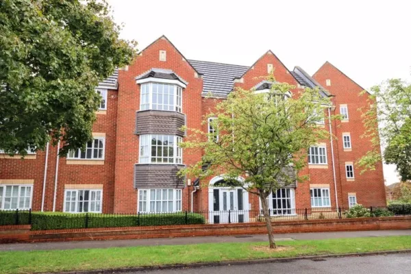 front of block